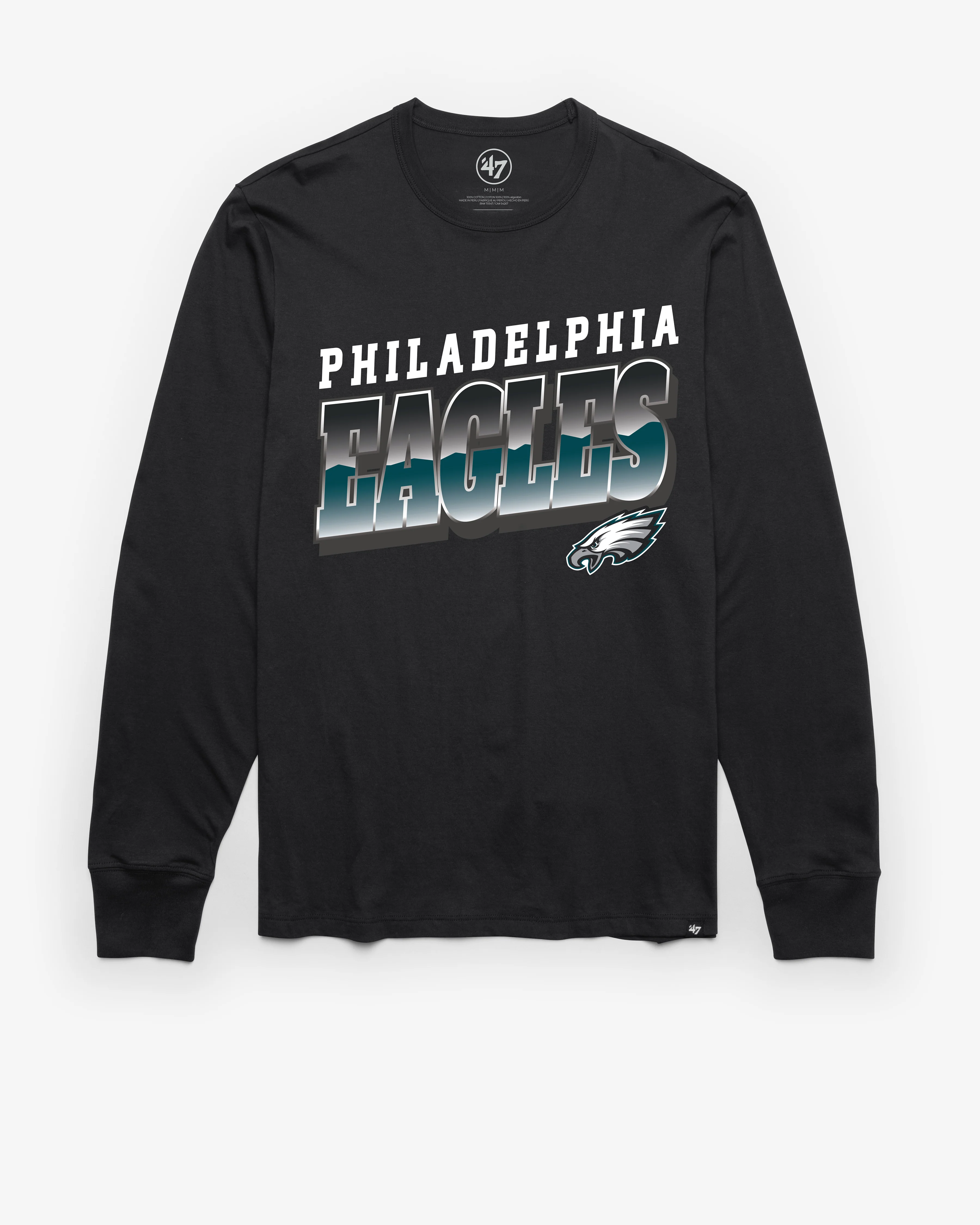PHILADELPHIA EAGLES POLISHED '47 FRANKLIN LONG SLEEVE TEE