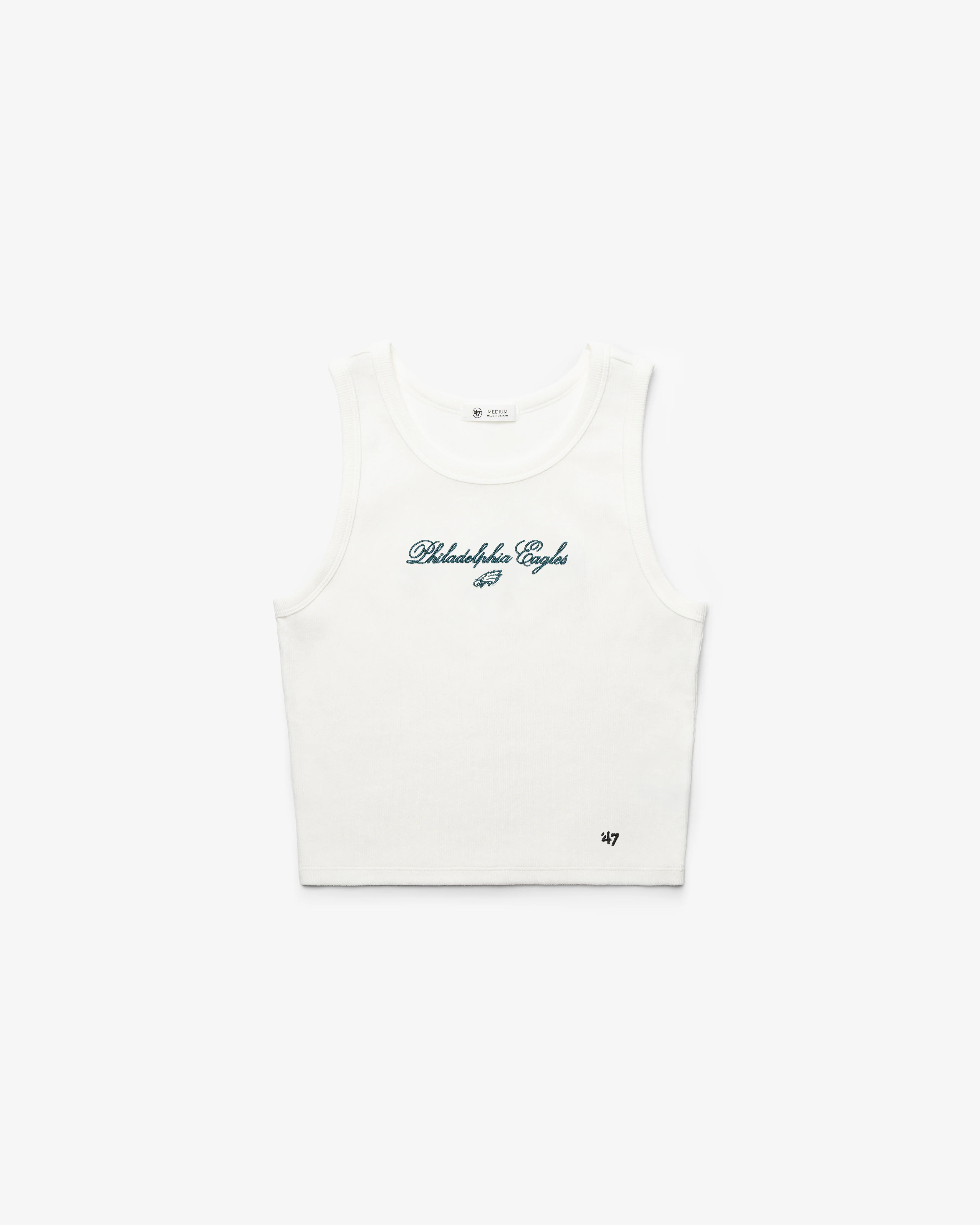 PHILADELPHIA EAGLES SCRIPT '47 BABY RIB TANK WOMENS