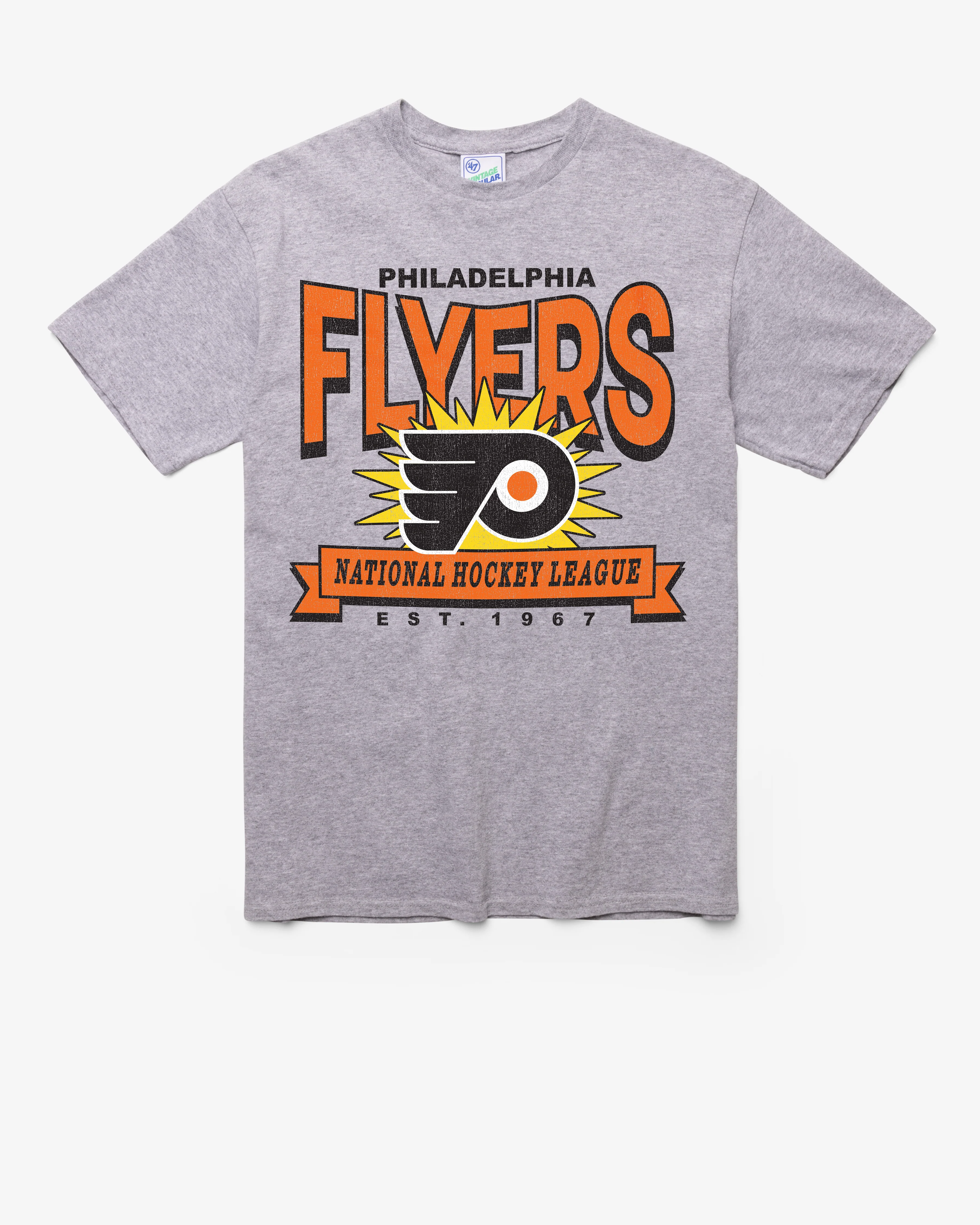 PHILADELPHIA FLYERS TWELVE SIX VINTAGE '47 TUBULAR TEE