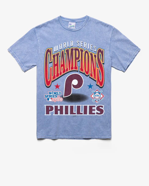 PHILADELPHIA PHILLIES COOPERSTOWN WORLD SERIES LOCKER VINTAGE '47 TUBULAR TEE