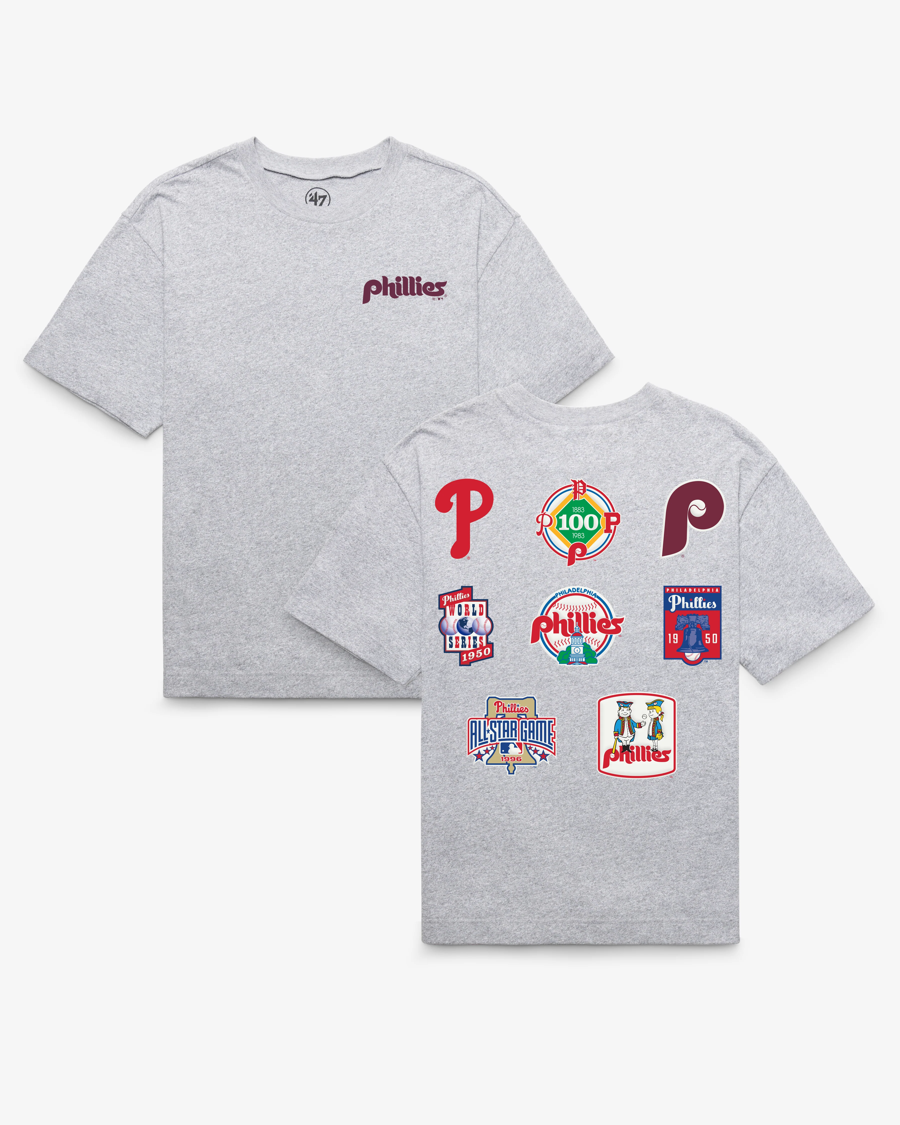 PHILADELPHIA PHILLIES COOPERSTOWN HISTORY LOCK '47 FOUNDATION TEE