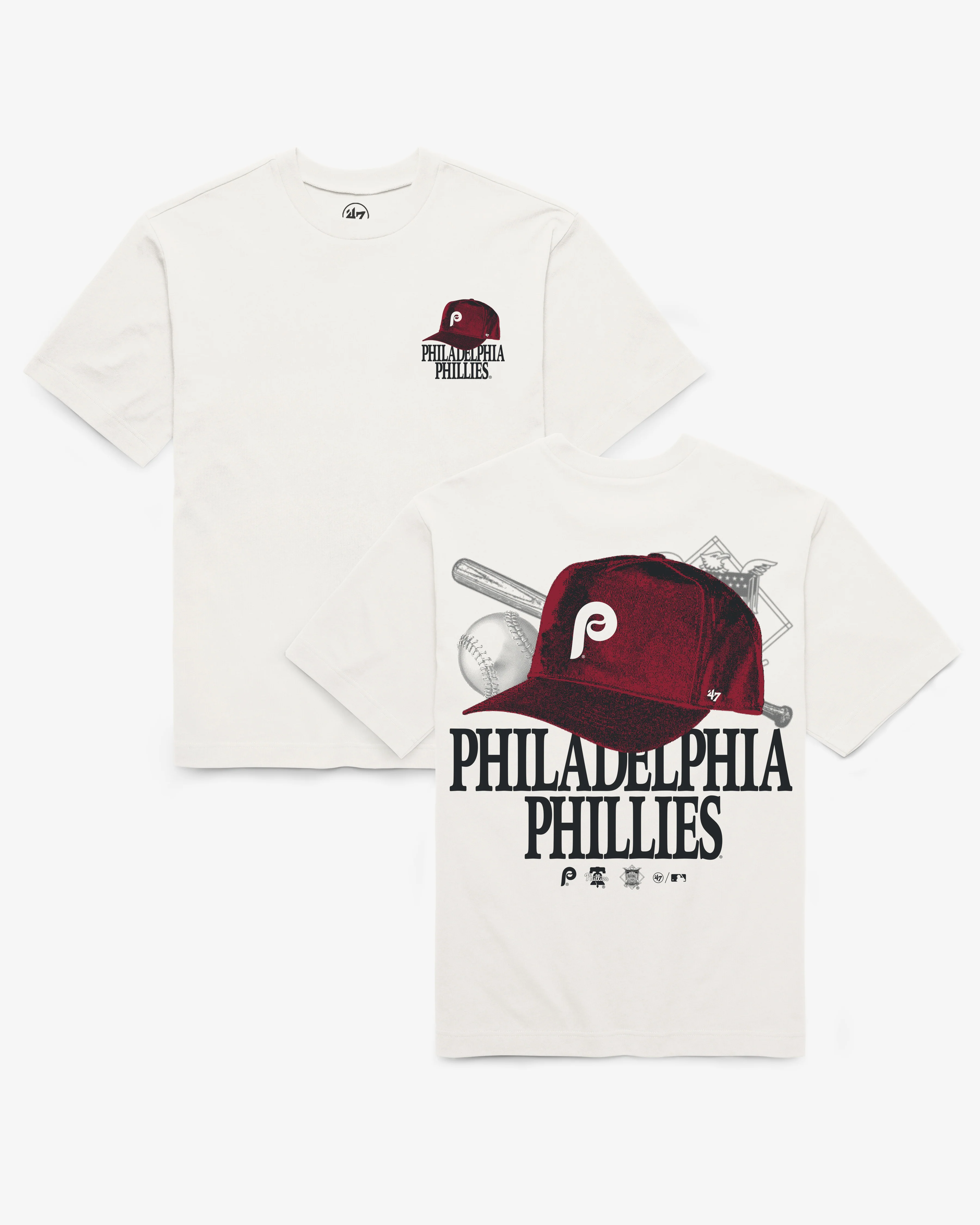 PHILADELPHIA PHILLIES IN THE PAPER '47 FOUNDATION TEE