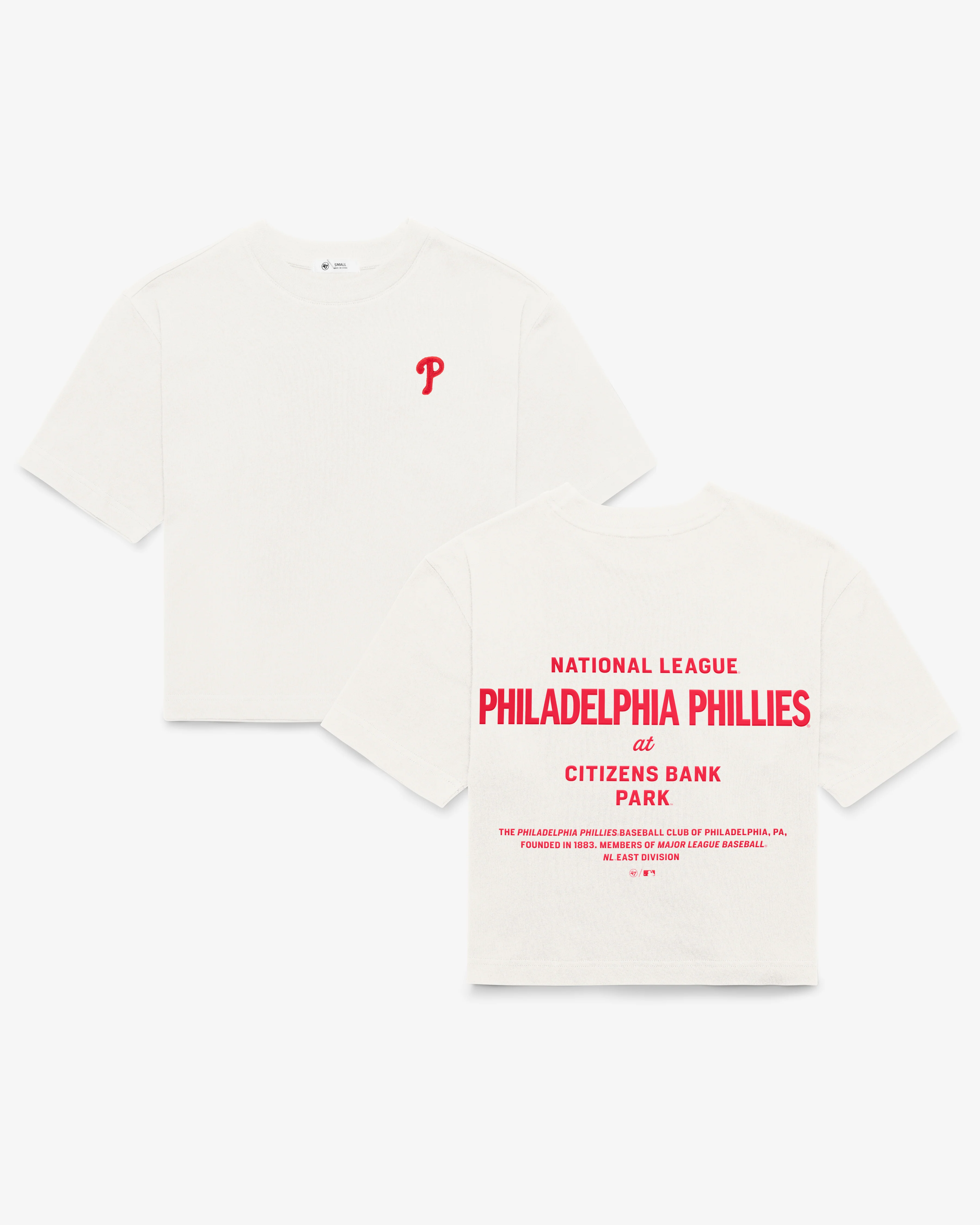 PHILADELPHIA PHILLIES LEON '47 FOUNDATION CITY TEE WOMENS