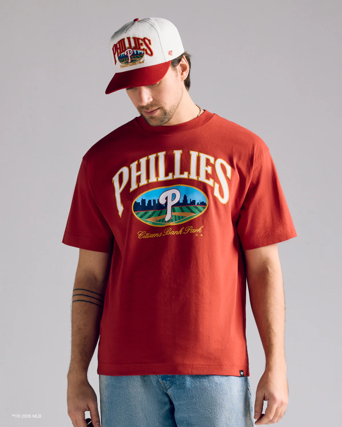 PHILADELPHIA PHILLIES OPEN CITY '47 FOUNDATION TEE - Image 3