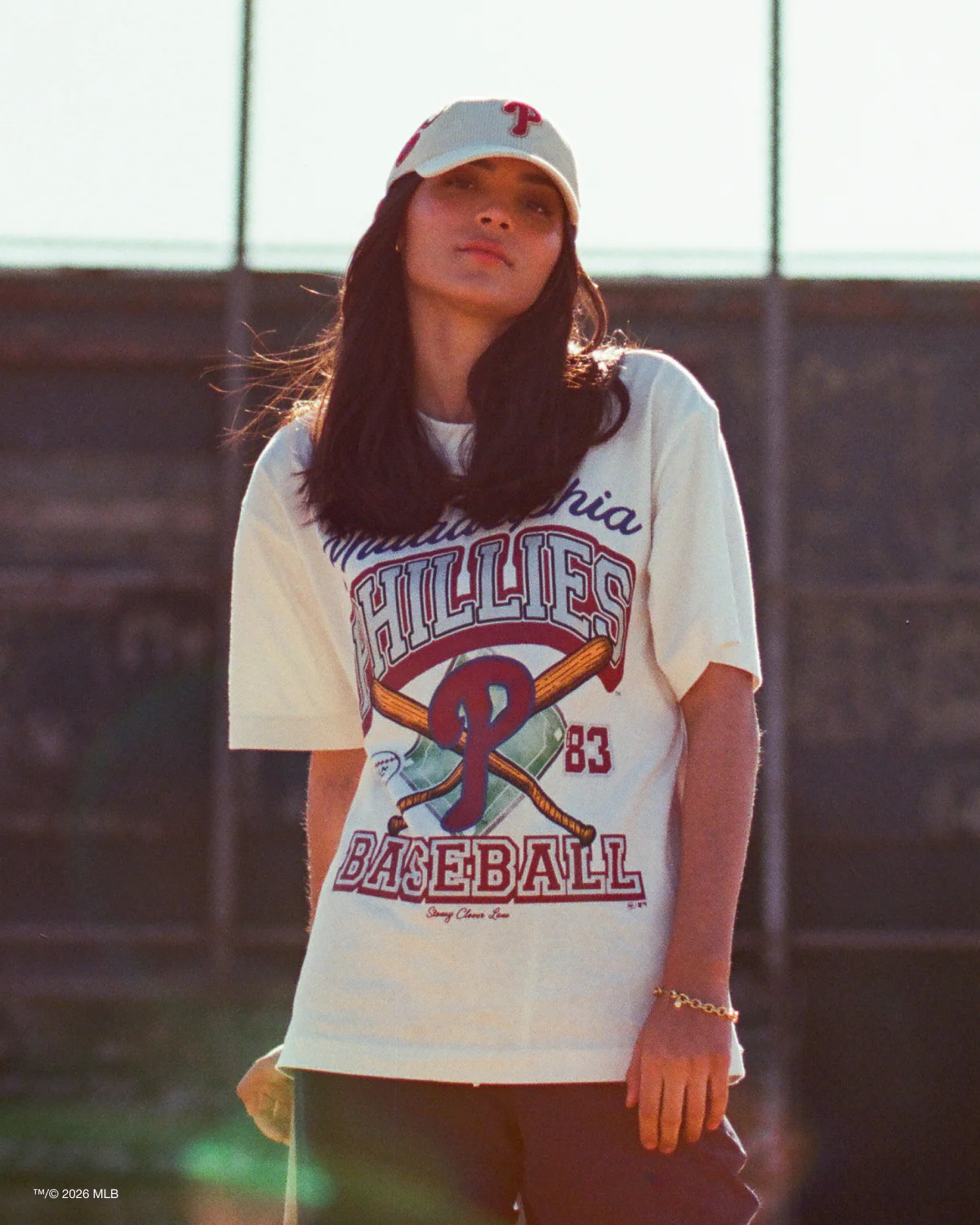 PHILADELPHIA PHILLIES STONEY CLOVER LANE X '47 FOUNDATION TEE WOMENS - Image 3