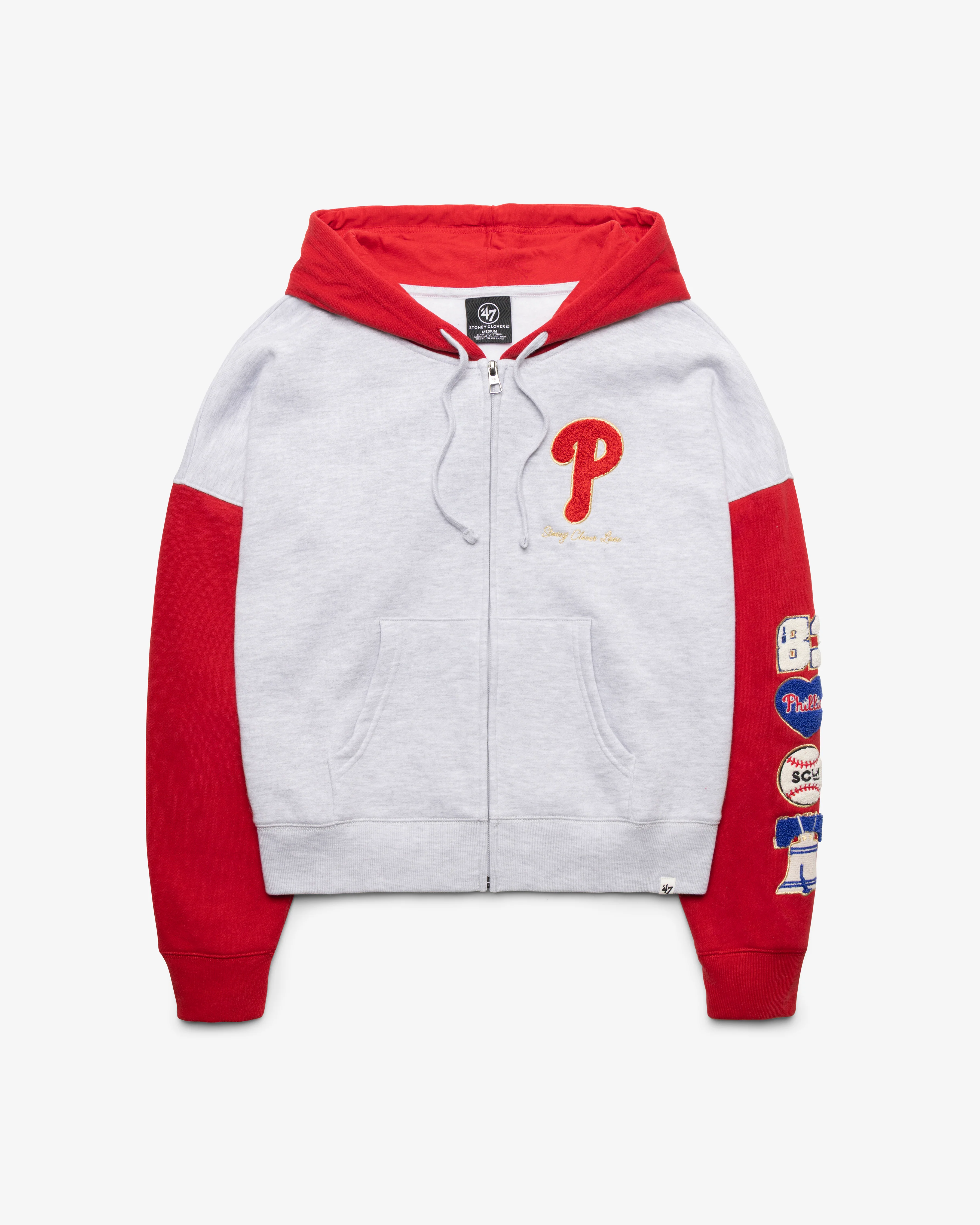 PHILADELPHIA PHILLIES STONEY CLOVER LANE X '47 FULL ZIP WOMENS