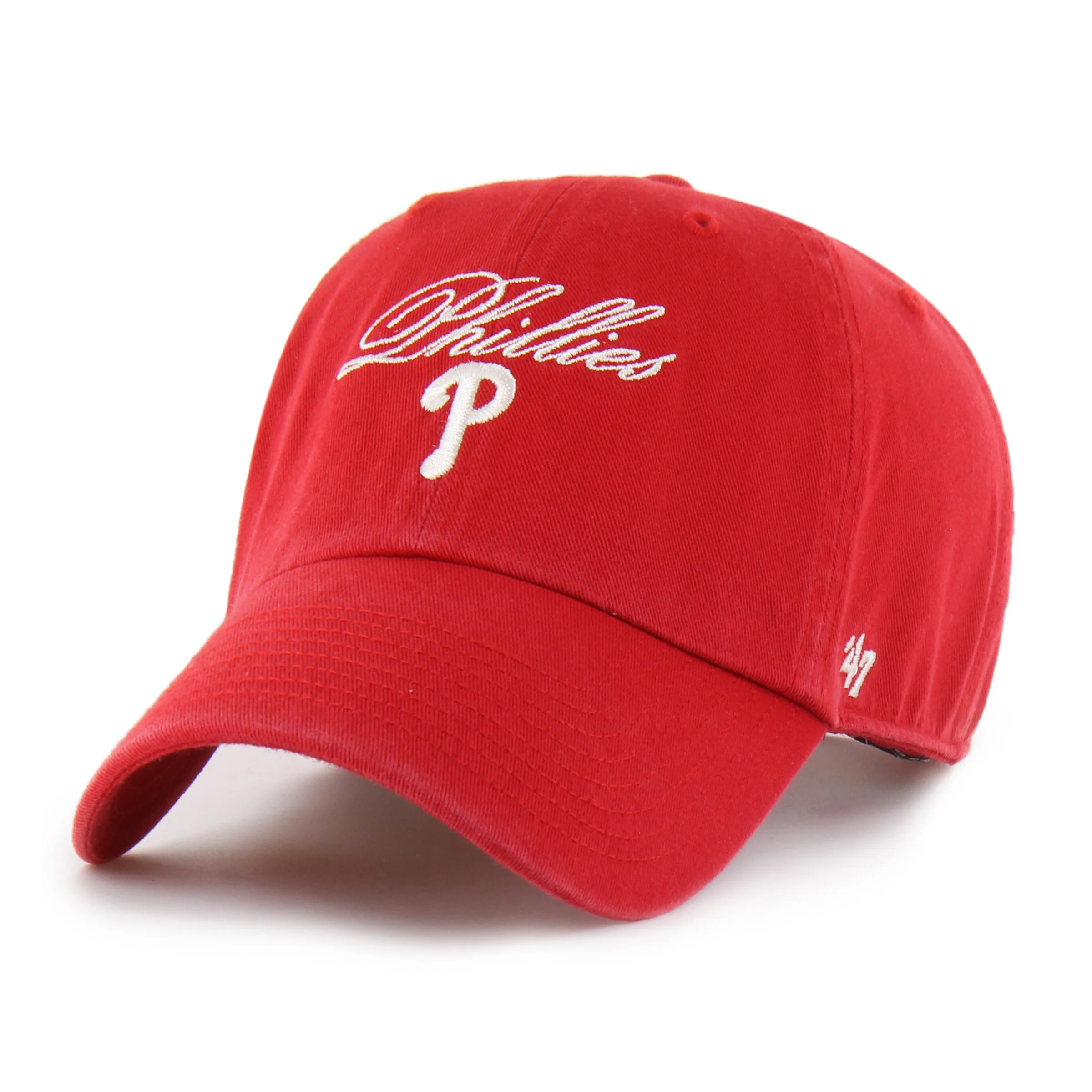PHILADELPHIA PHILLIES SCRIPT '47 CLEAN UP