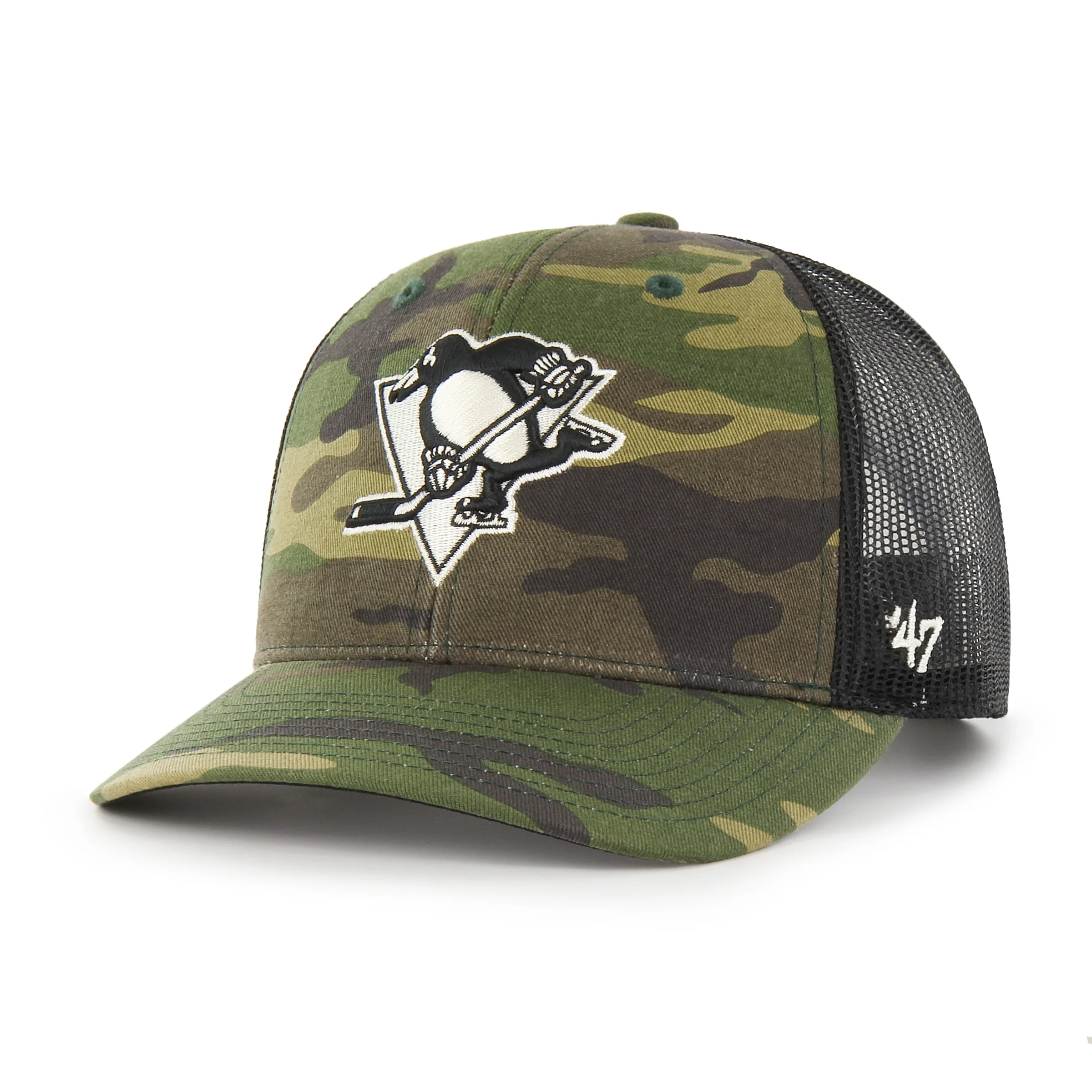 PITTSBURGH PENGUINS CAMO '47 TRUCKER