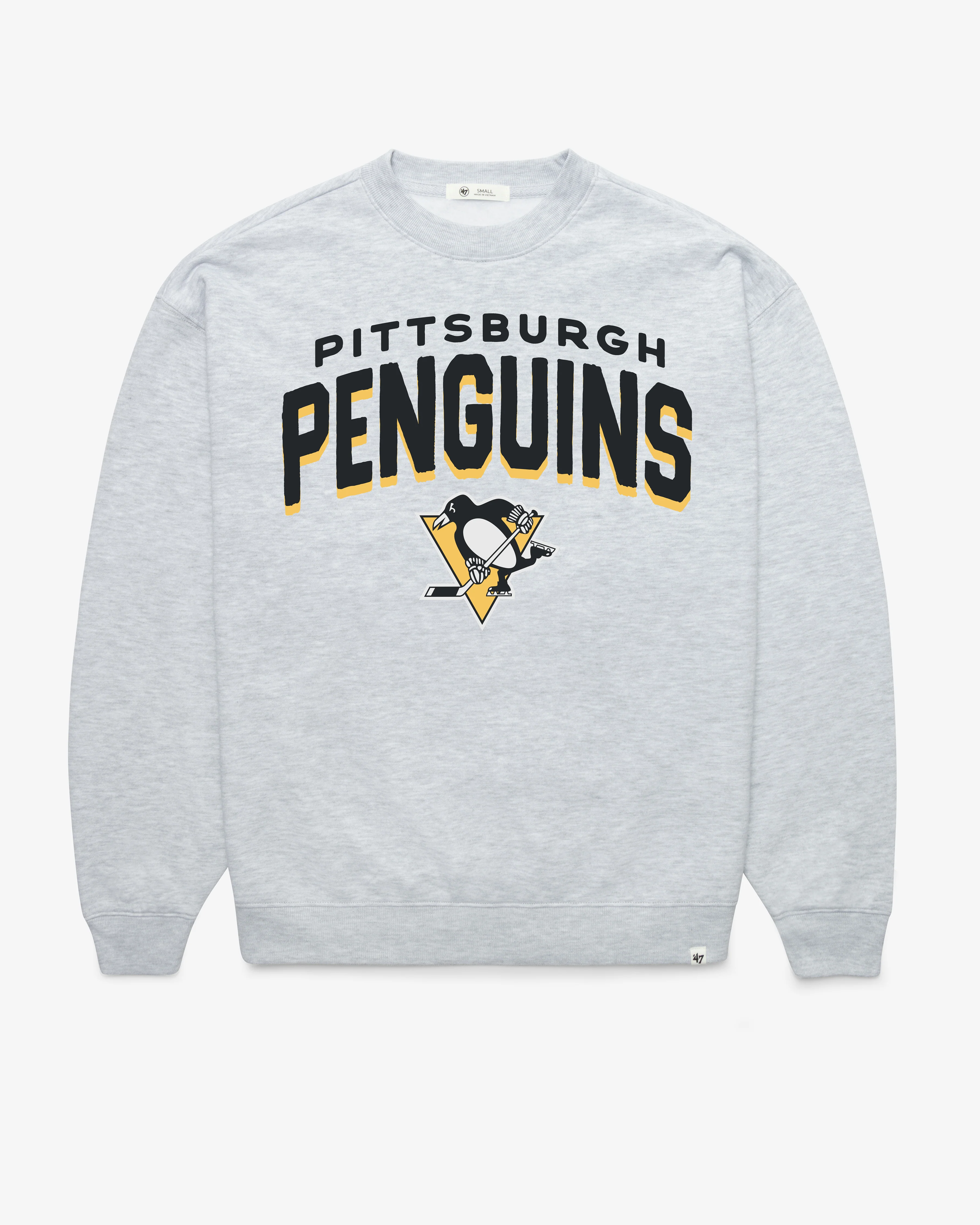 PITTSBURGH PENGUINS CAMPUS ARCH CLOUD '47 OVERSIZED CREW WOMENS