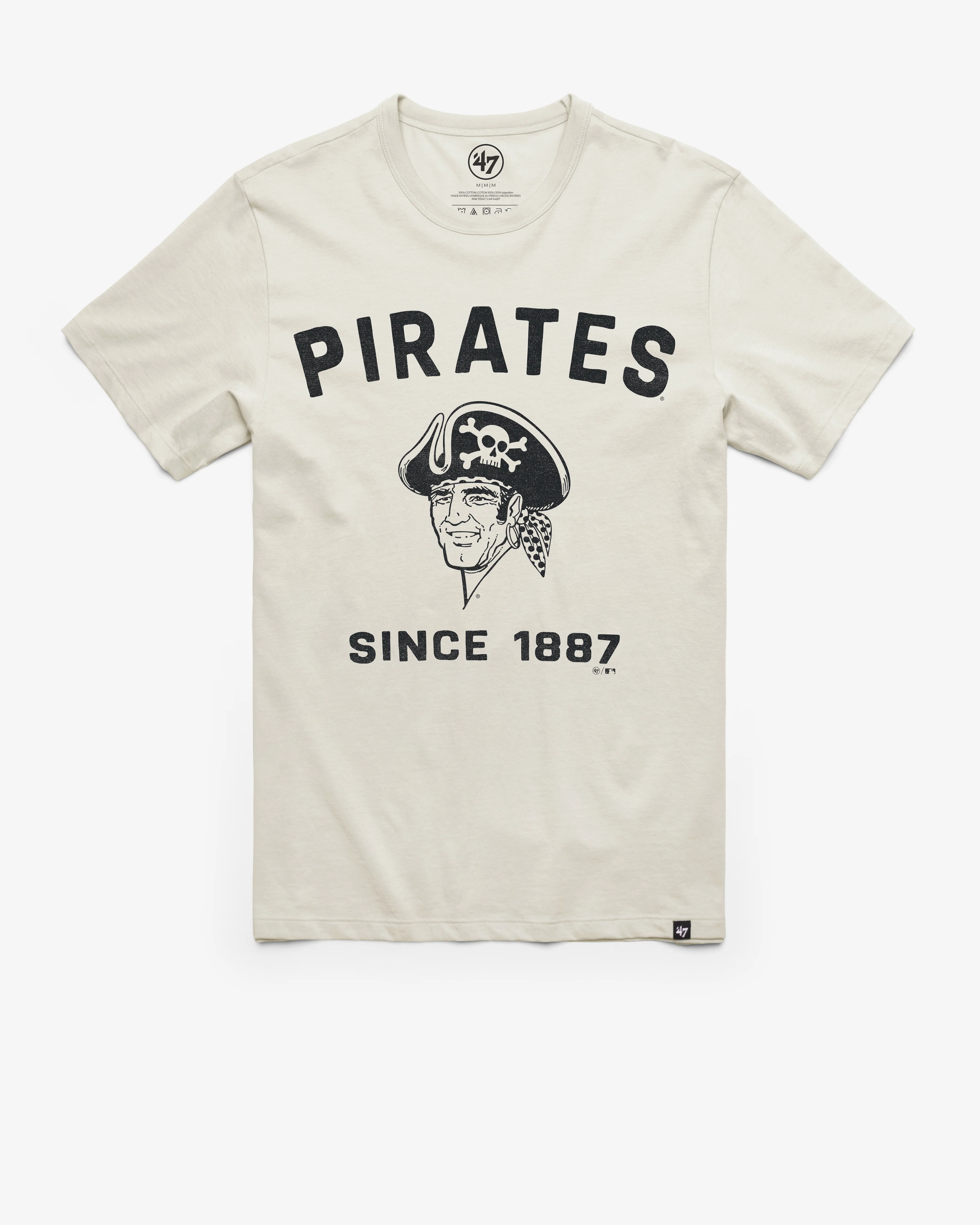 PITTSBURGH PIRATES COOPERSTOWN DUSTER '47 FRANKLIN TEE