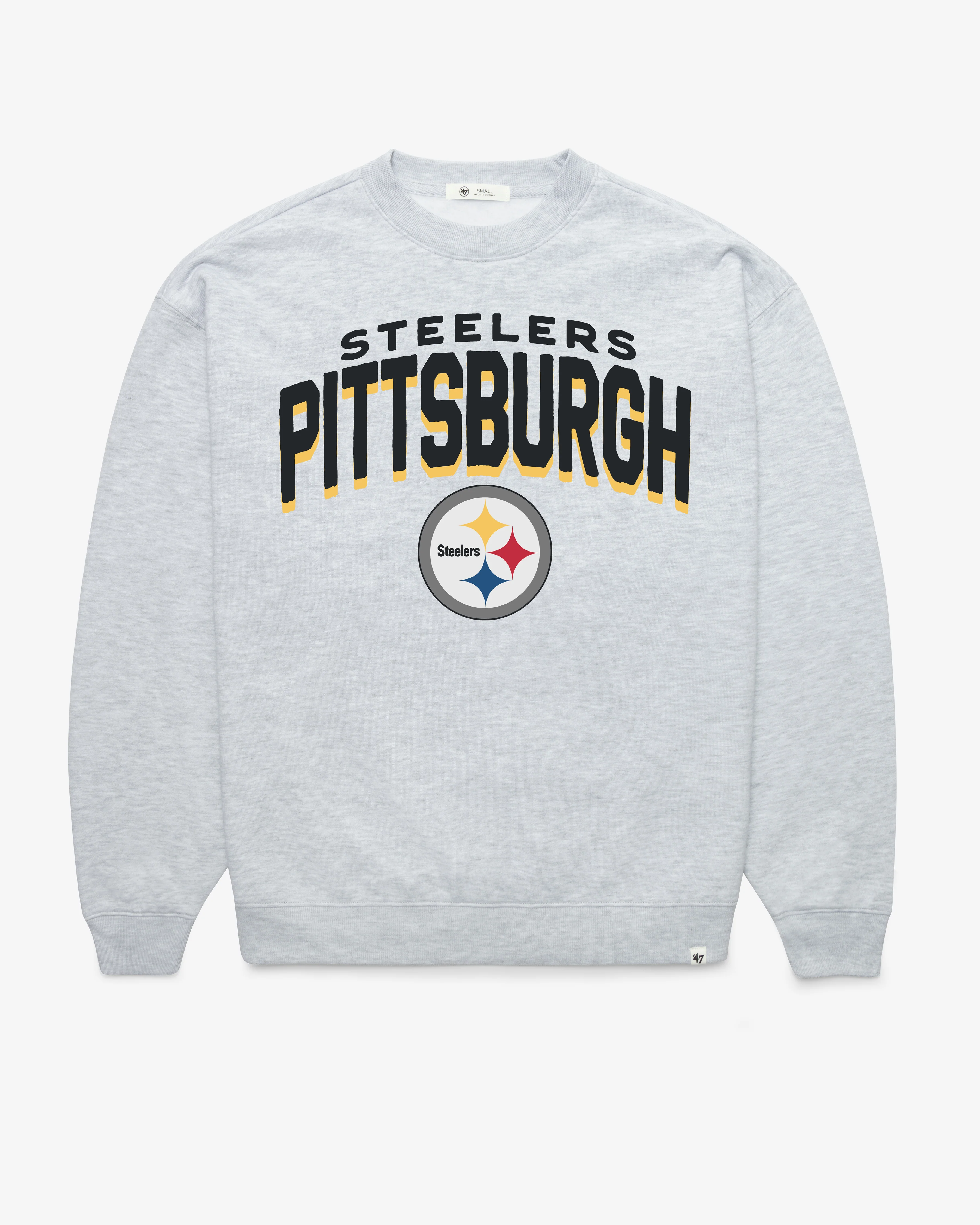 PITTSBURGH STEELERS CAMPUS ARCH CLOUD '47 OVERSIZED CREW WOMENS