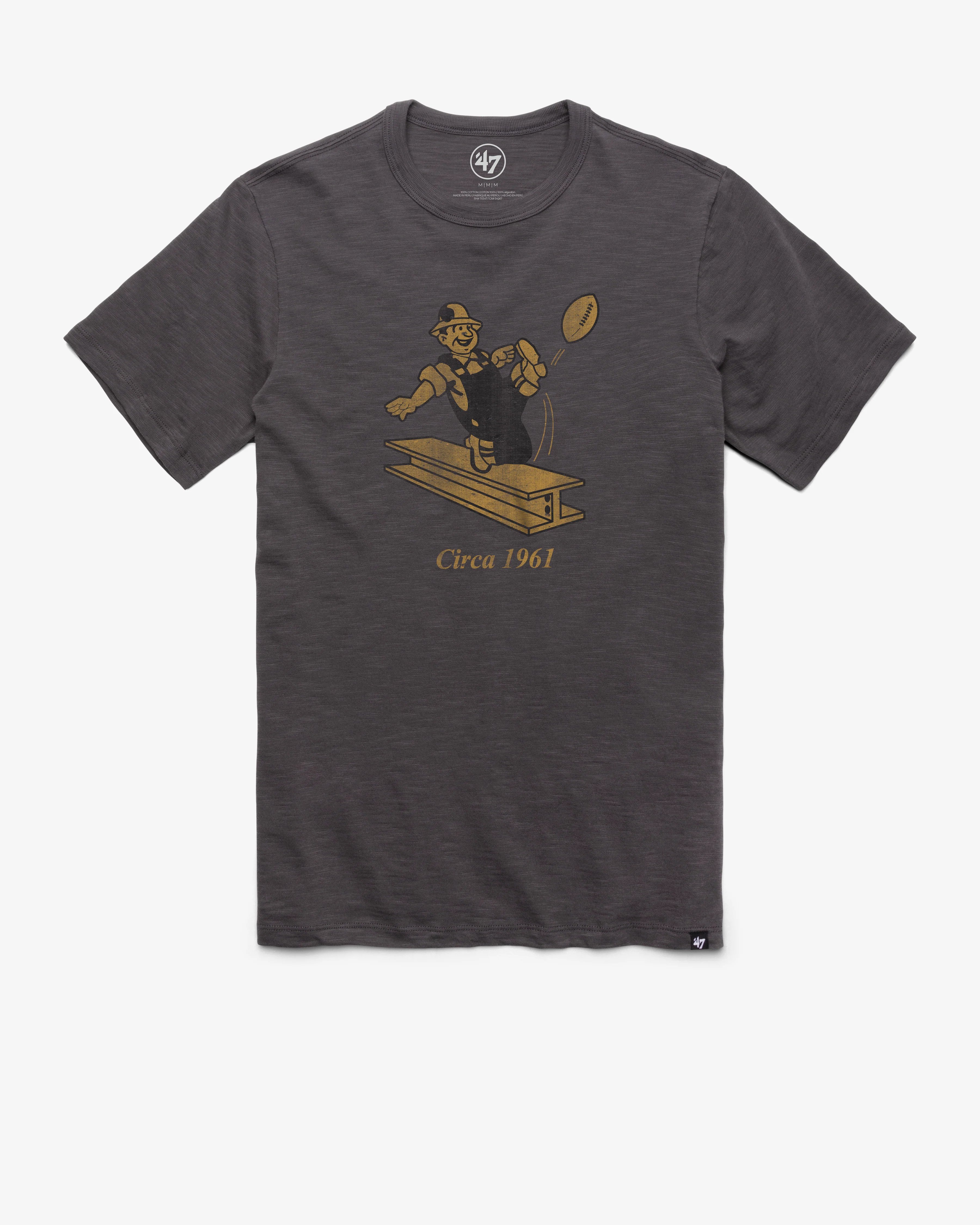 PITTSBURGH STEELERS HISTORIC GRIT '47 SCRUM TEE