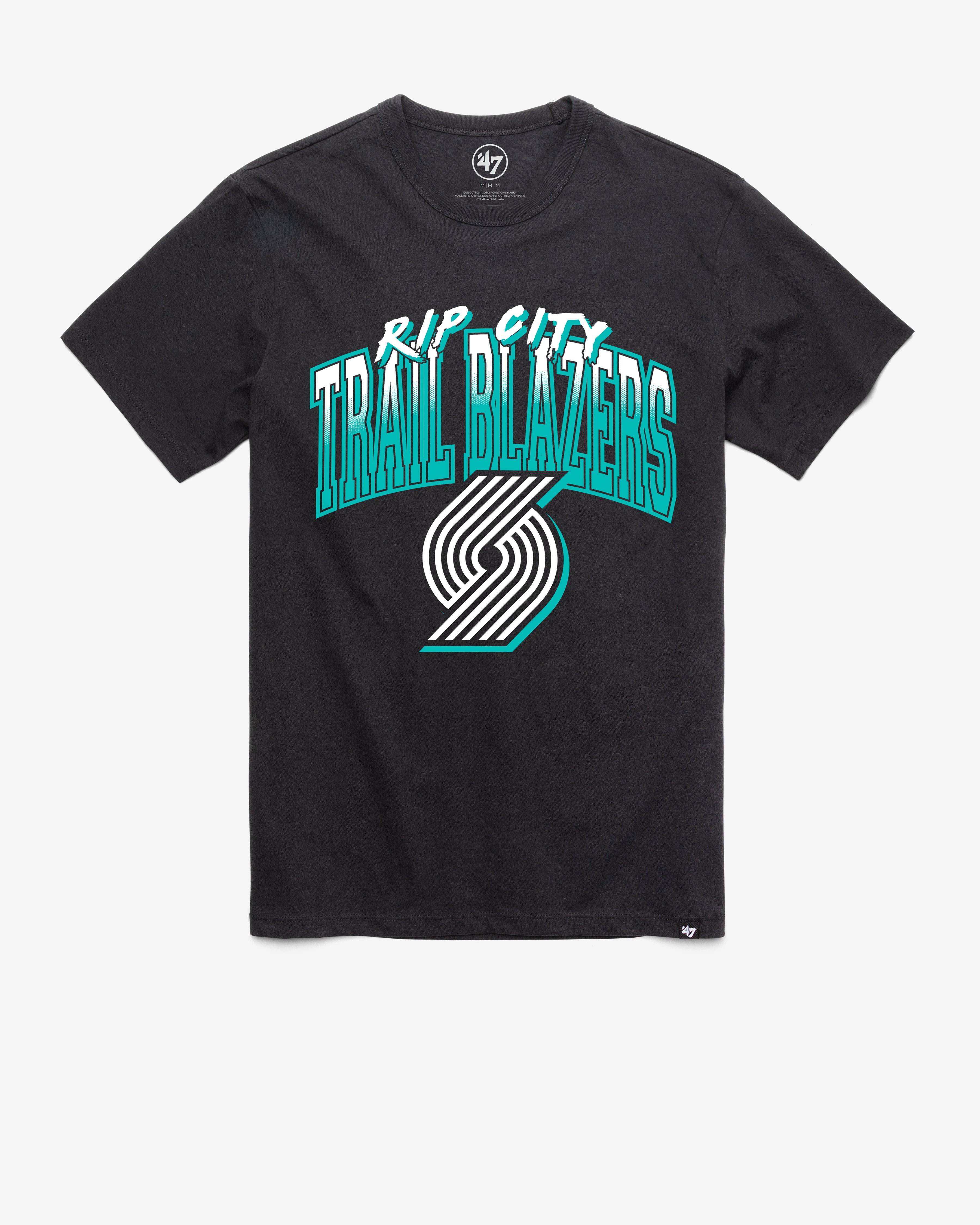 PORTLAND TRAILBLAZERS CITY EDITION SWISH FADE '47 FRANKLIN TEE
