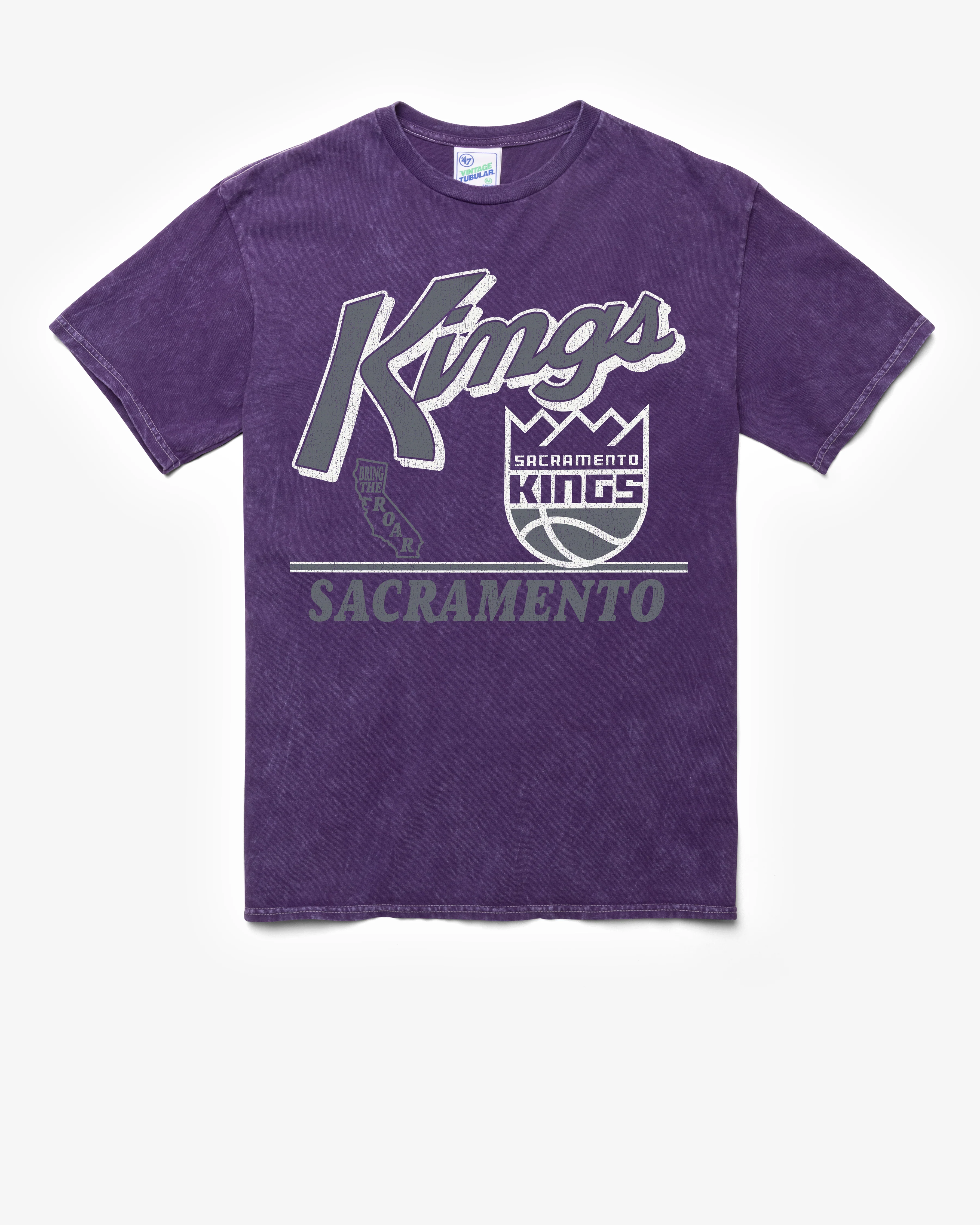 SACRAMENTO KINGS FLY BY VINTAGE '47 TUBULAR TEE
