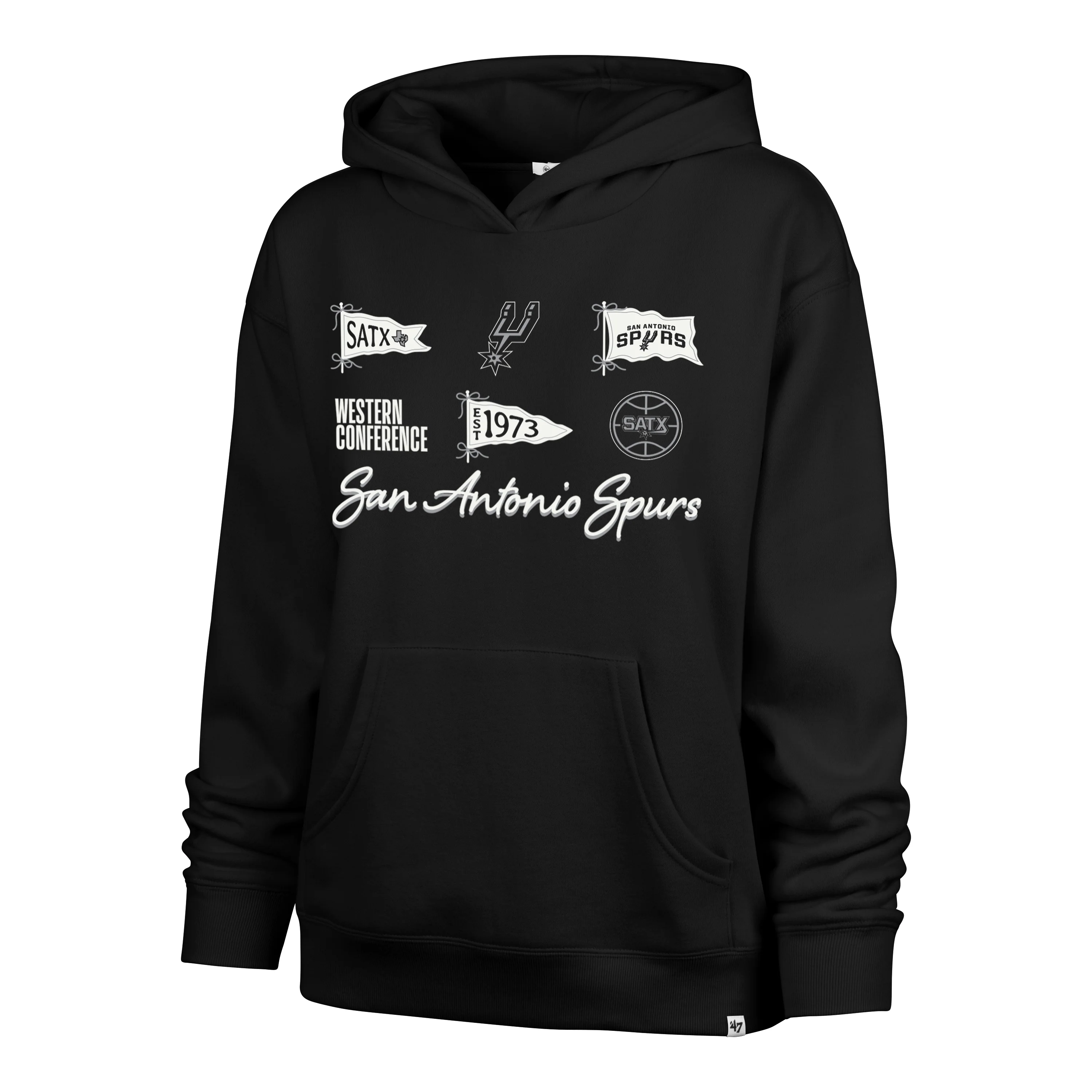 SAN ANTONIO SPURS BOW AND BANNERS '47 NAOMI HOOD WOMENS