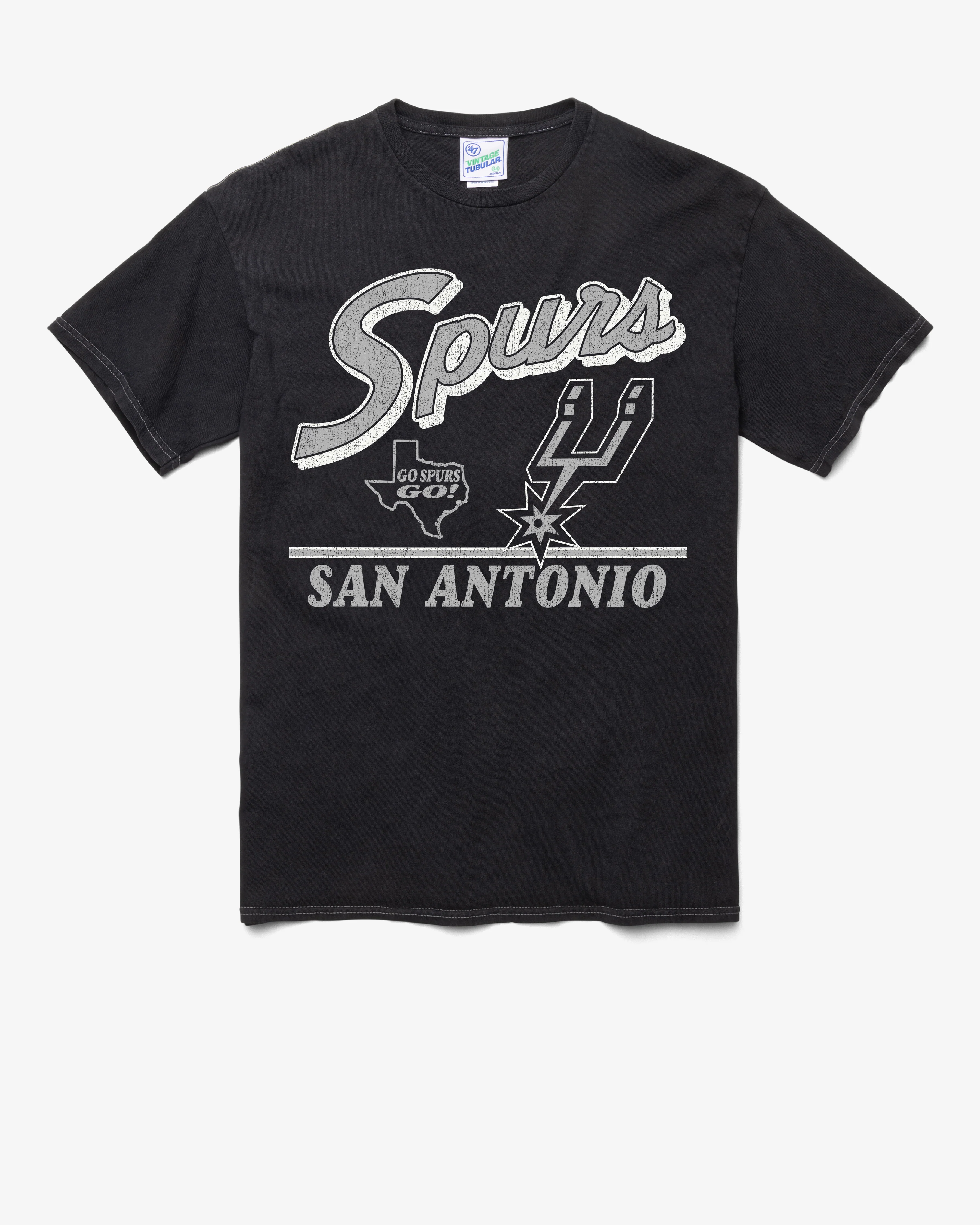 SAN ANTONIO SPURS FLY BY VINTAGE '47 TUBULAR TEE