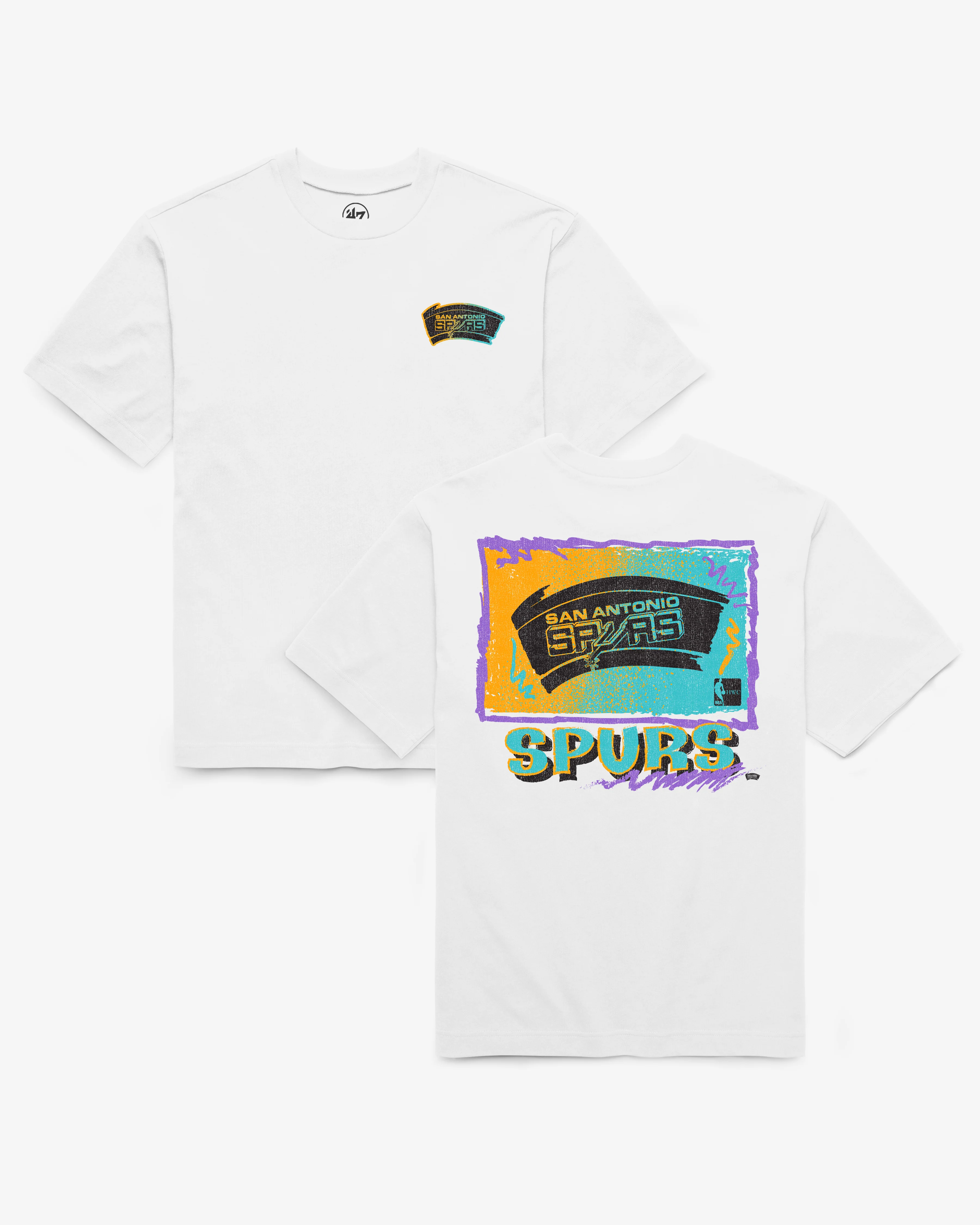 SAN ANTONIO SPURS RETRO SURF '47 FOUNDATION TEE