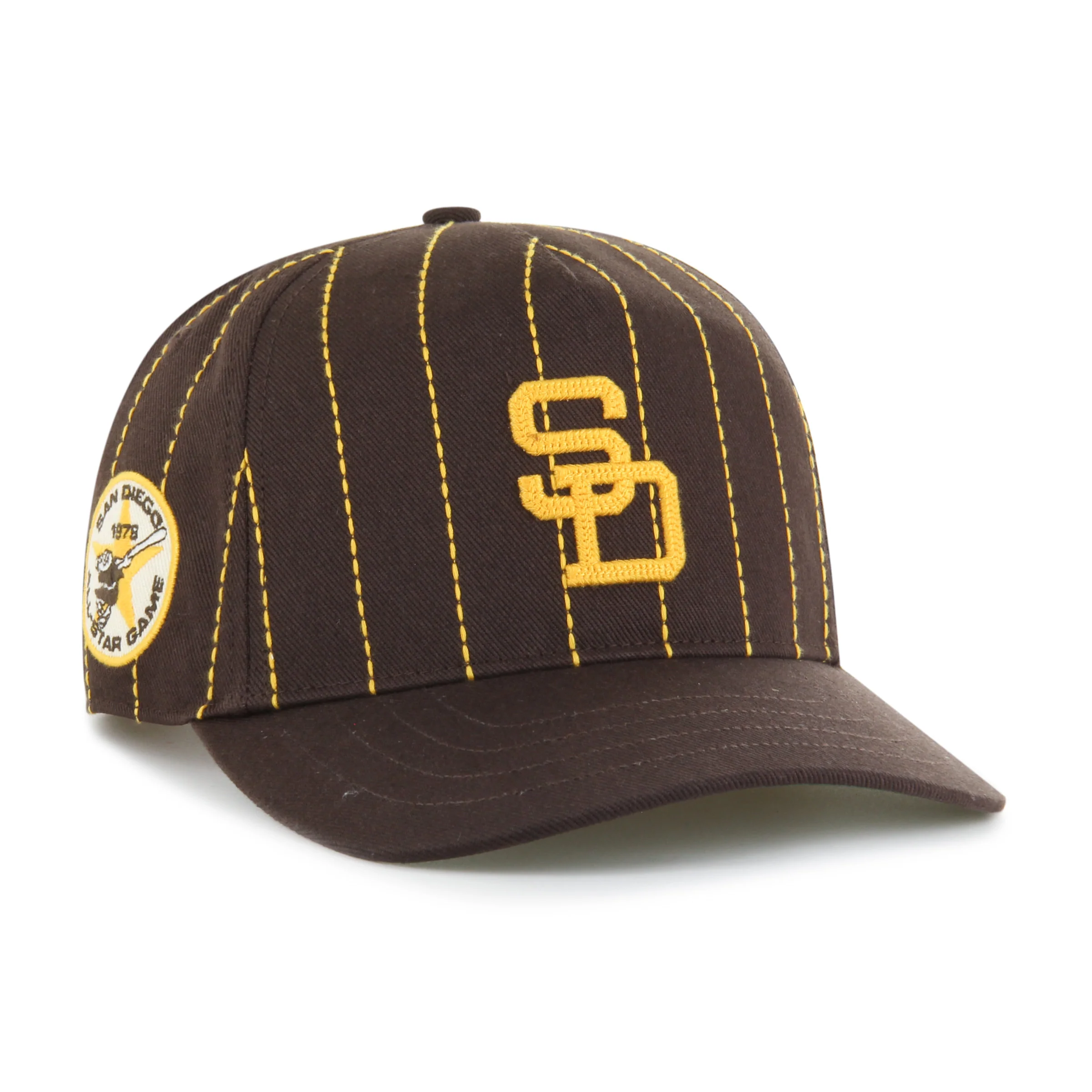 SAN DIEGO PADRES COOPERSTOWN RAWLINGS PINSTRIPE '47 HITCH