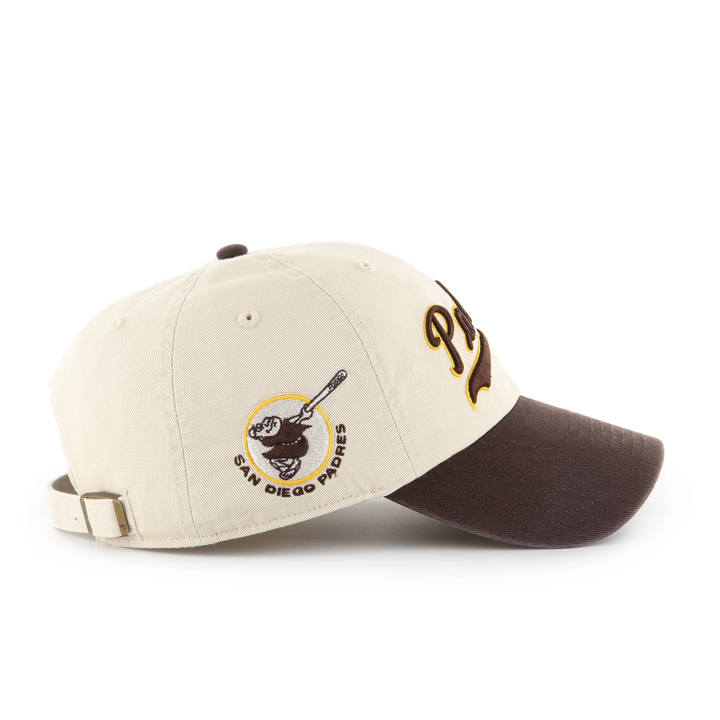 SAN DIEGO PADRES COOPERSTOWN BALLPARK SCRIPT SHOT '47 CLEAN UP - Image 2