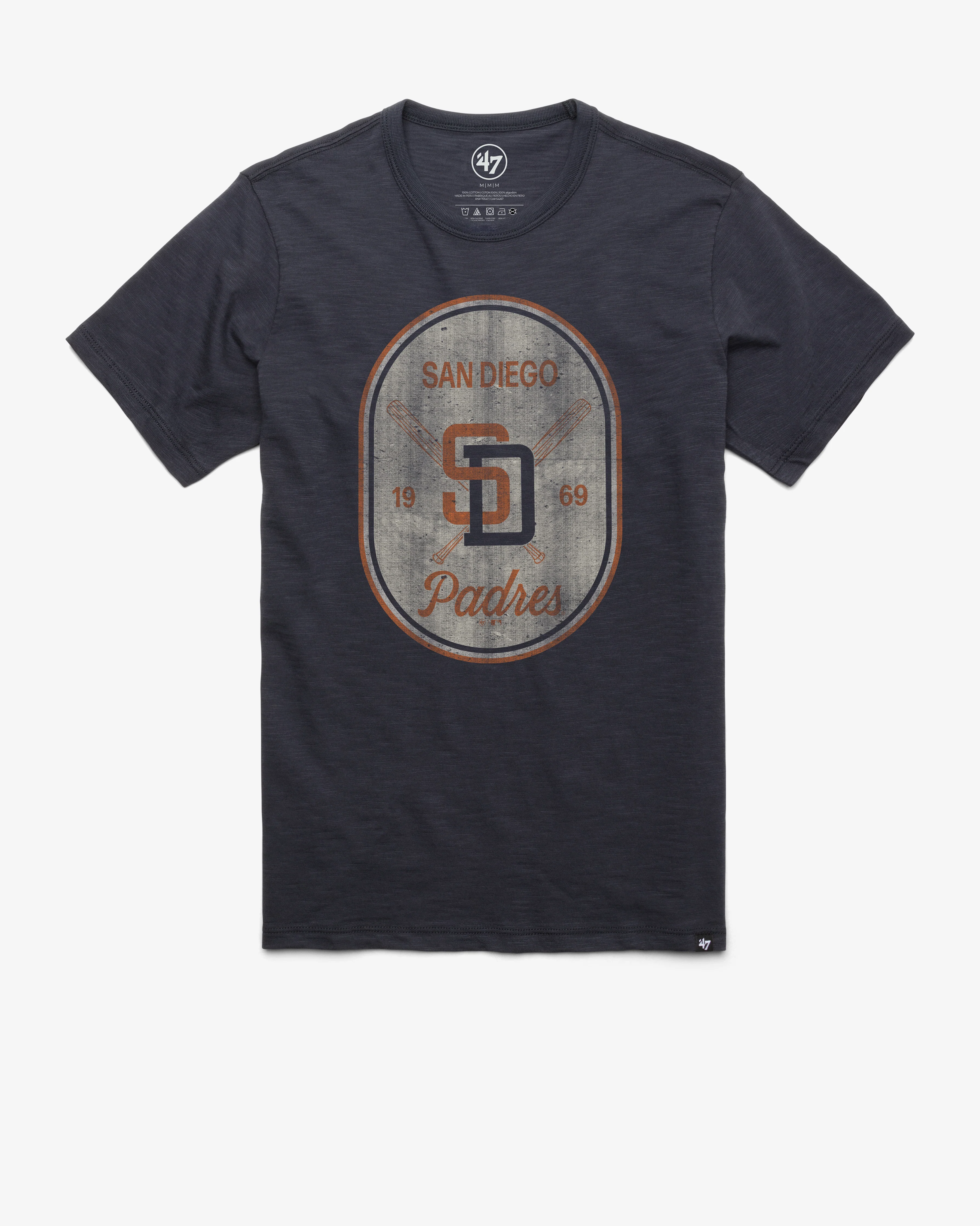 SAN DIEGO PADRES COOPERSTOWN CROSS PATCH '47 SCRUM TEE