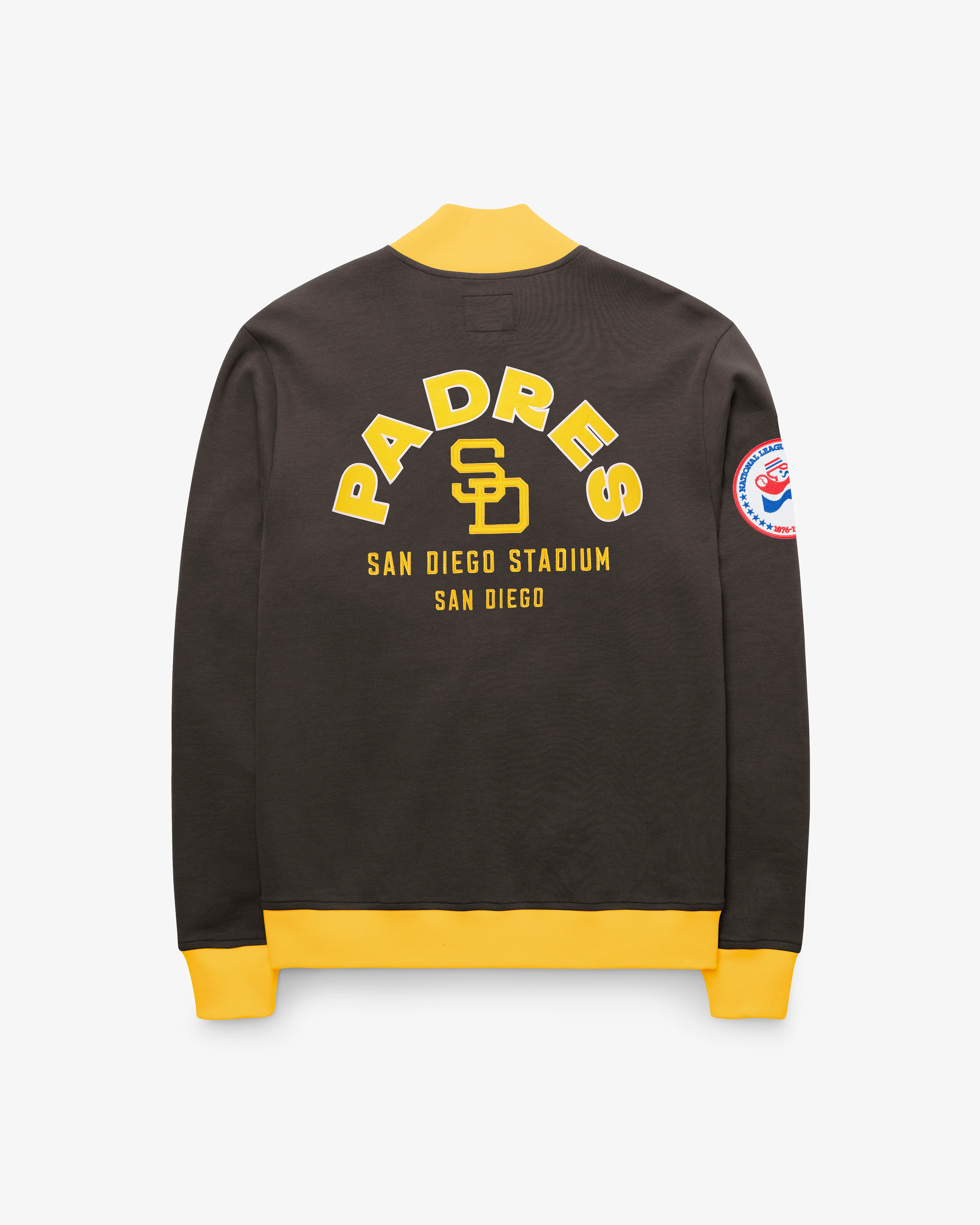 SAN DIEGO PADRES COOPERSTOWN RELIEF PITCHER '47 PIQUE TRACK JACKET - Image 3