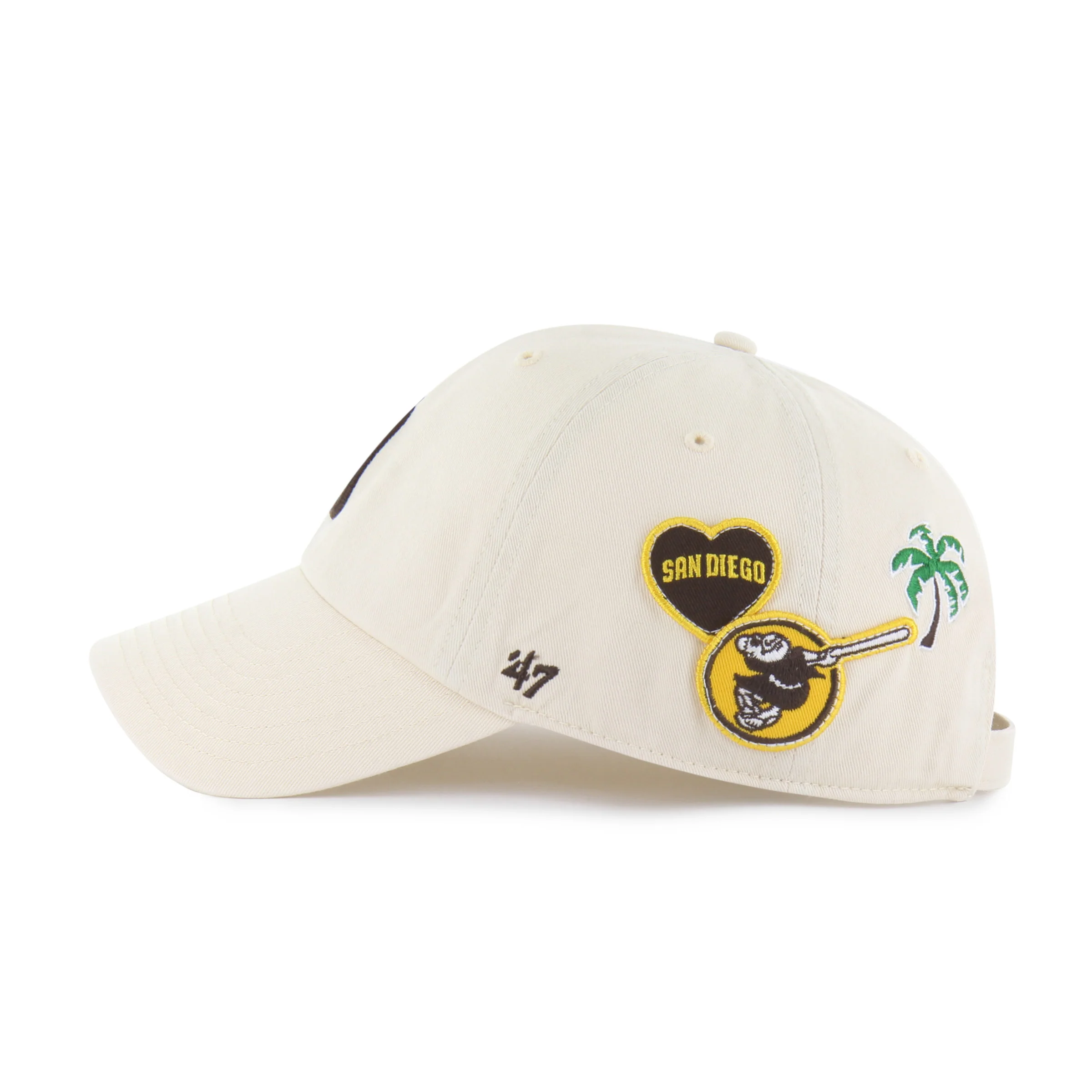 SAN DIEGO PADRES BADGES '47 CLEAN UP - Image 2