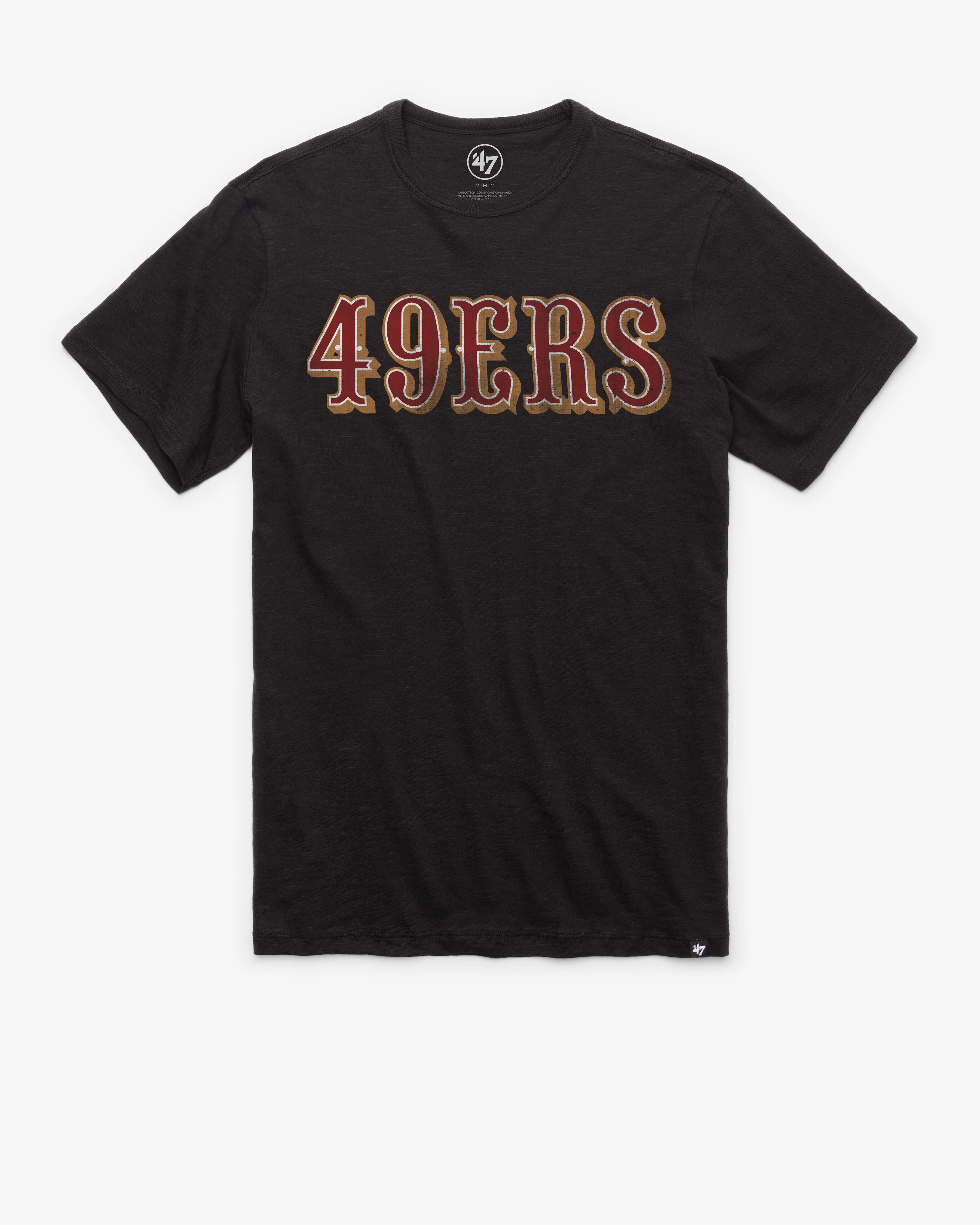 SAN FRANCISCO 49ERS GRIT WORDMARK '47 SCRUM TEE