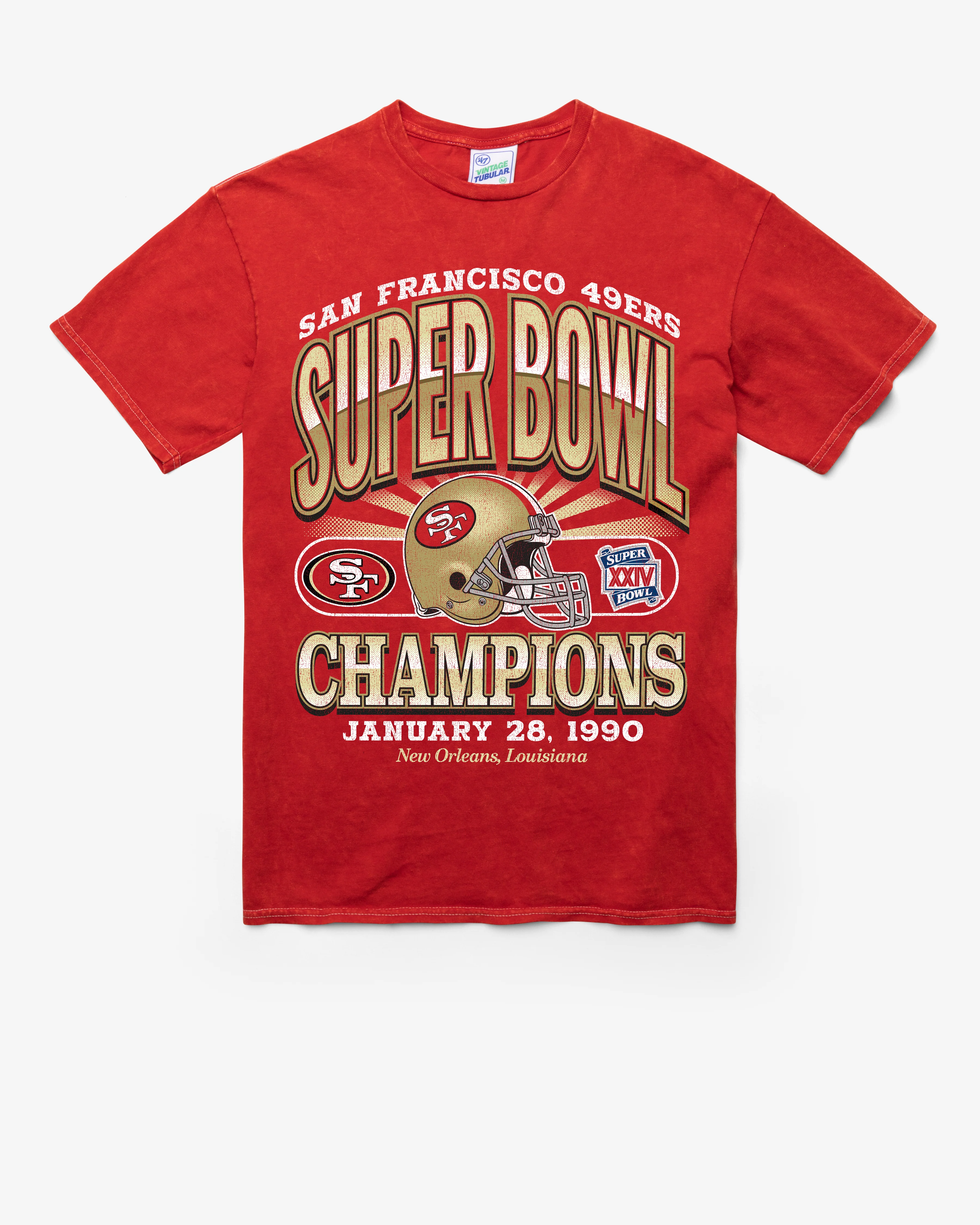 SAN FRANCISCO 49ERS LOCKER VINTAGE '47 TUBULAR TEE