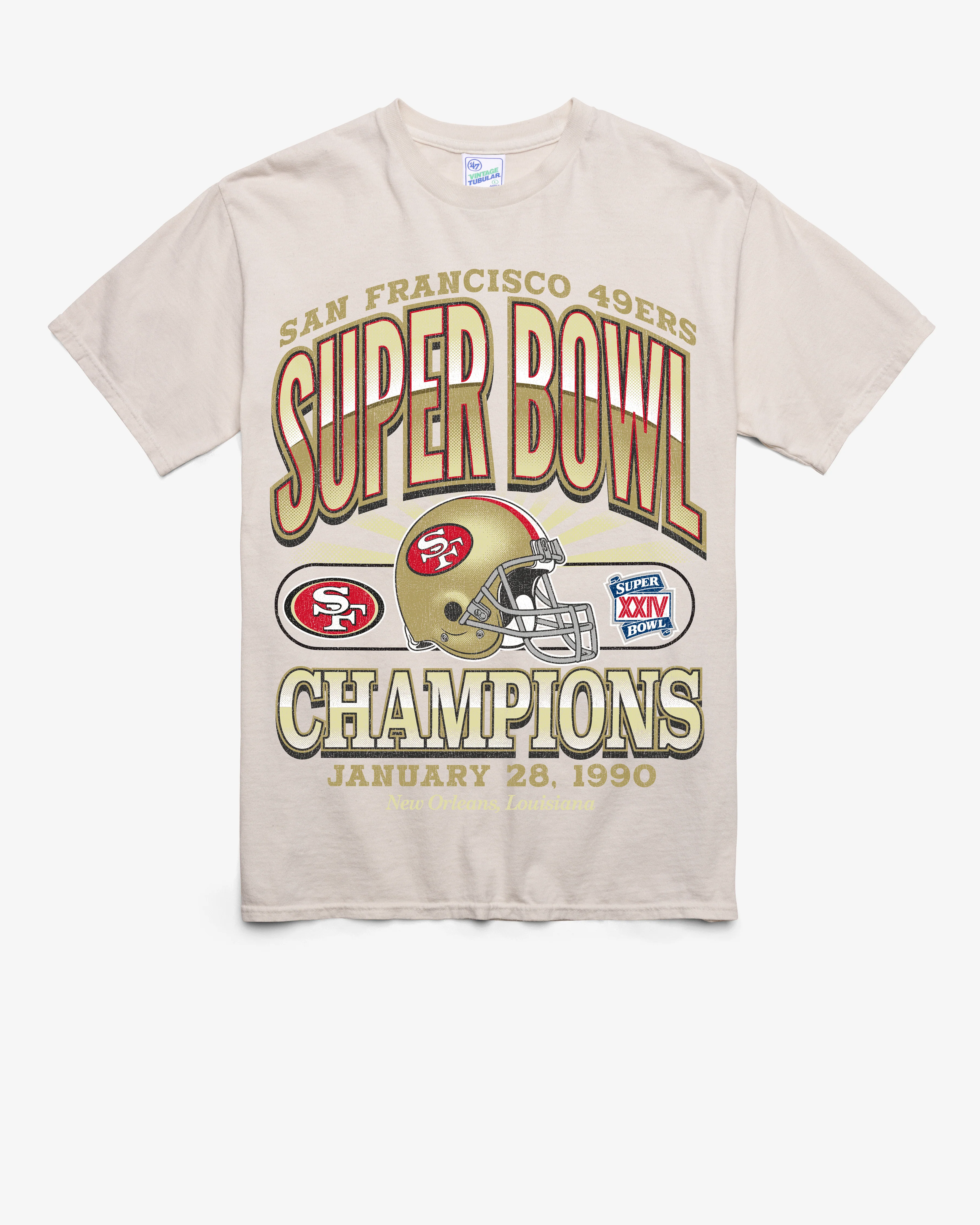 SAN FRANCISCO 49ERS GRIDIRO LOCKER VINTAGE '47 TUBULAR TEE
