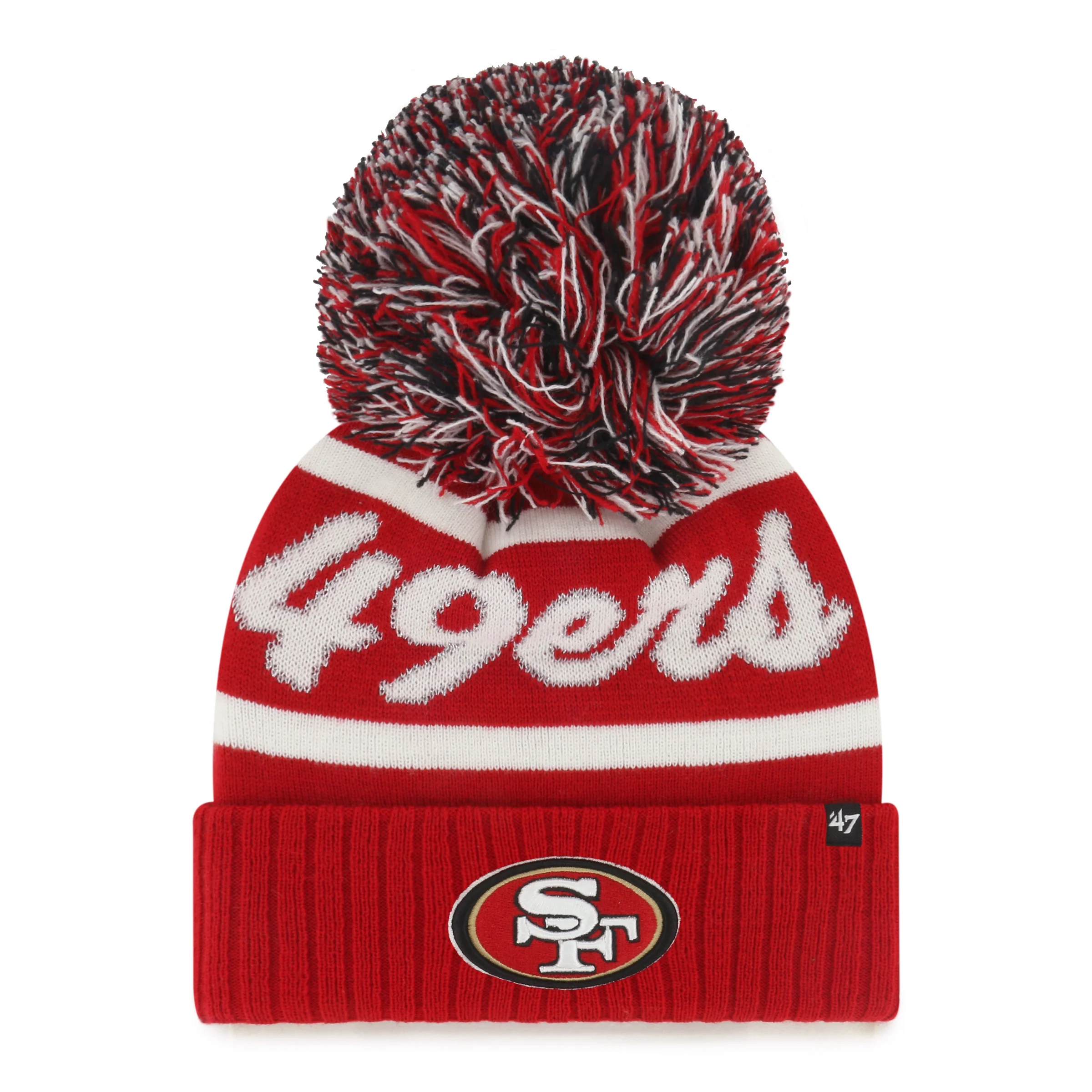 SAN FRANCISCO 49ERS SPIRITED '47 CUFF KNIT WOMENS