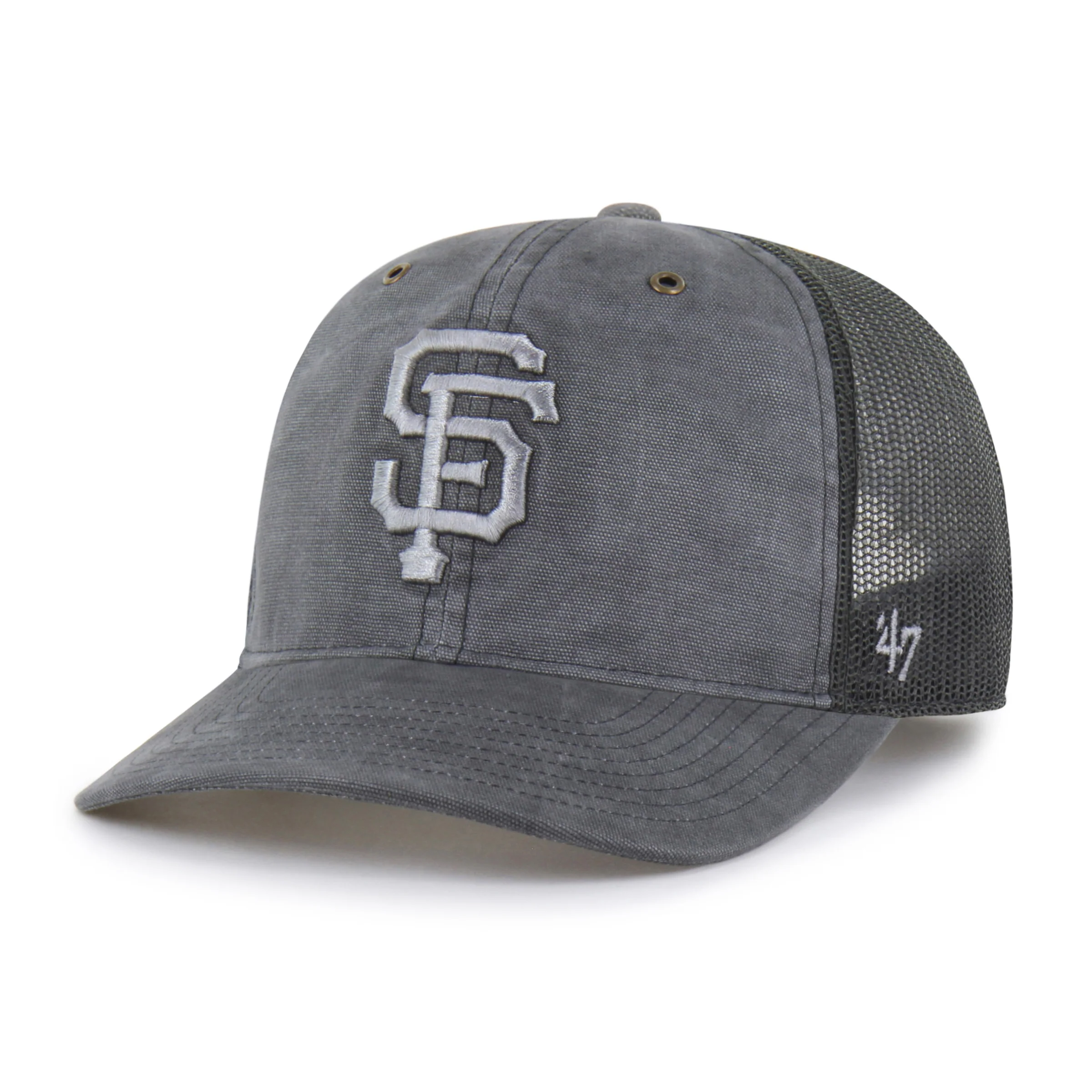 SAN FRANCISCO GIANTS CARHARTT DYED '47 TRUCKER RF RELAXED FIT - Image 4