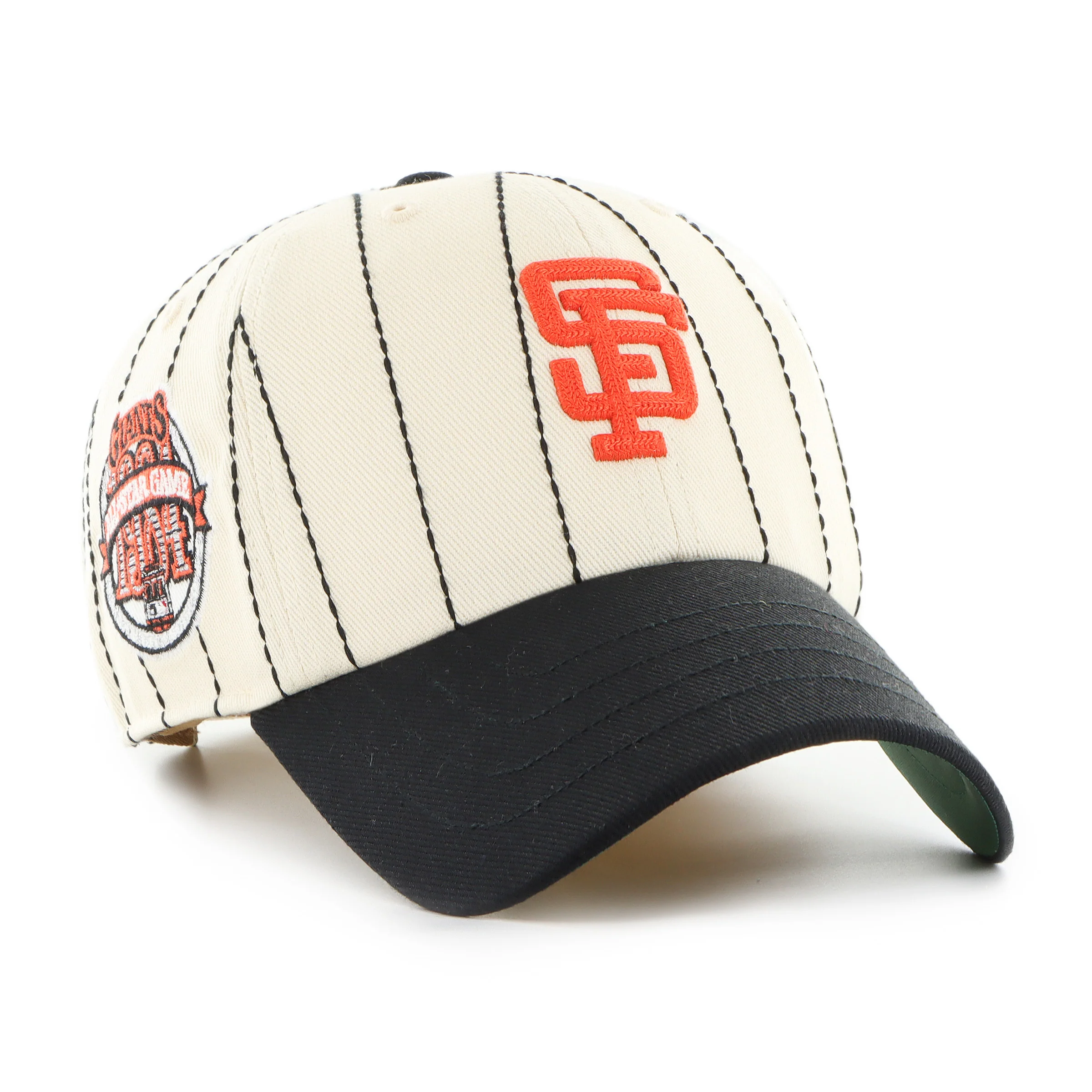 SAN FRANCISCO GIANTS COOPERSTOWN RAWLINGS PINSTRPIPE '47 CLEAN UP
