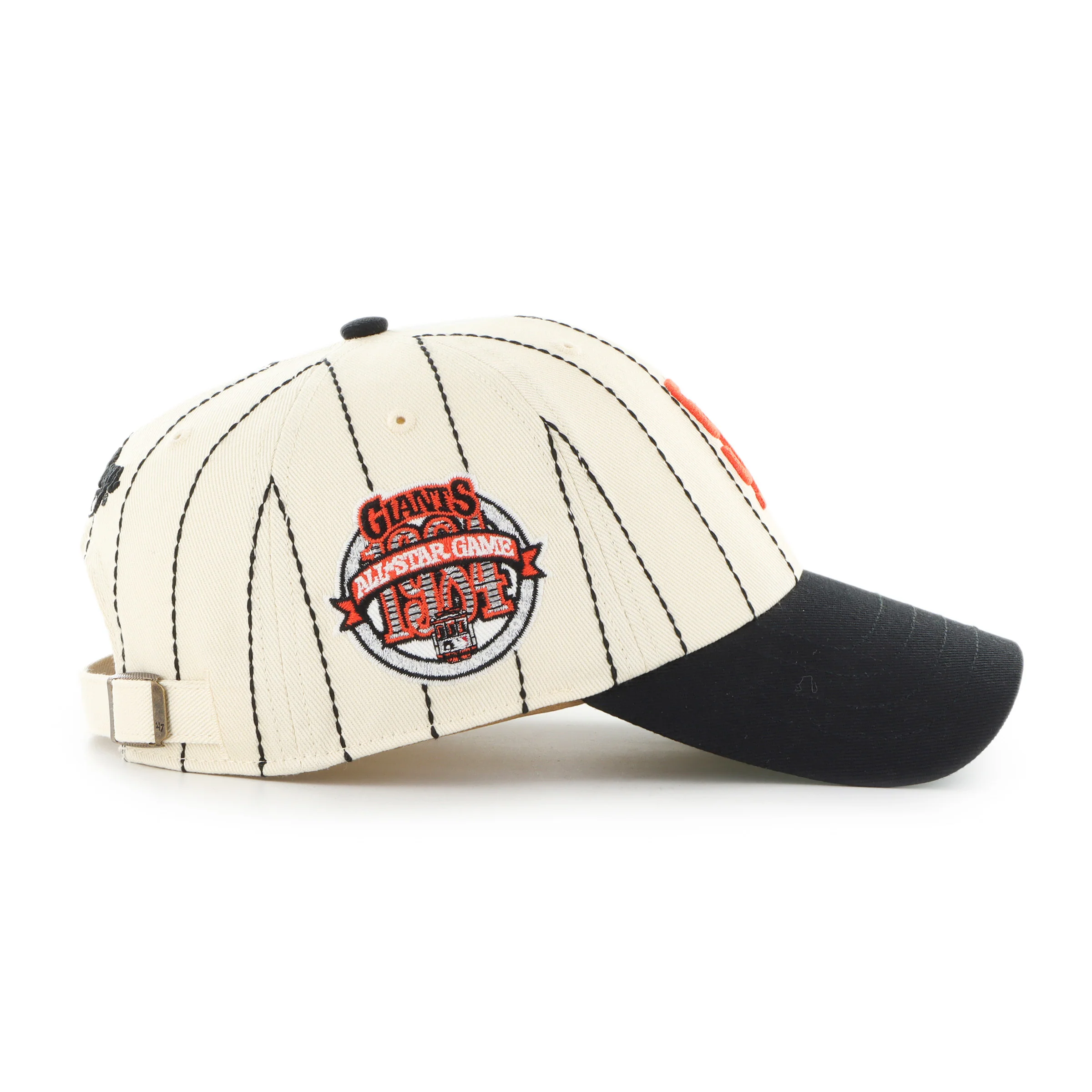 SAN FRANCISCO GIANTS COOPERSTOWN RAWLINGS PINSTRPIPE '47 CLEAN UP - Image 3