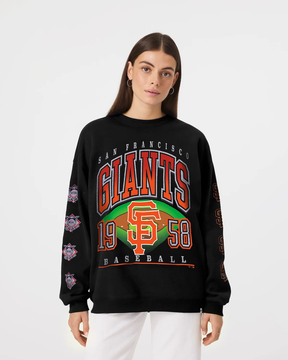 SAN FRANCISCO GIANTS GO BIG '47 OVERSIZED CREW WOMENS
