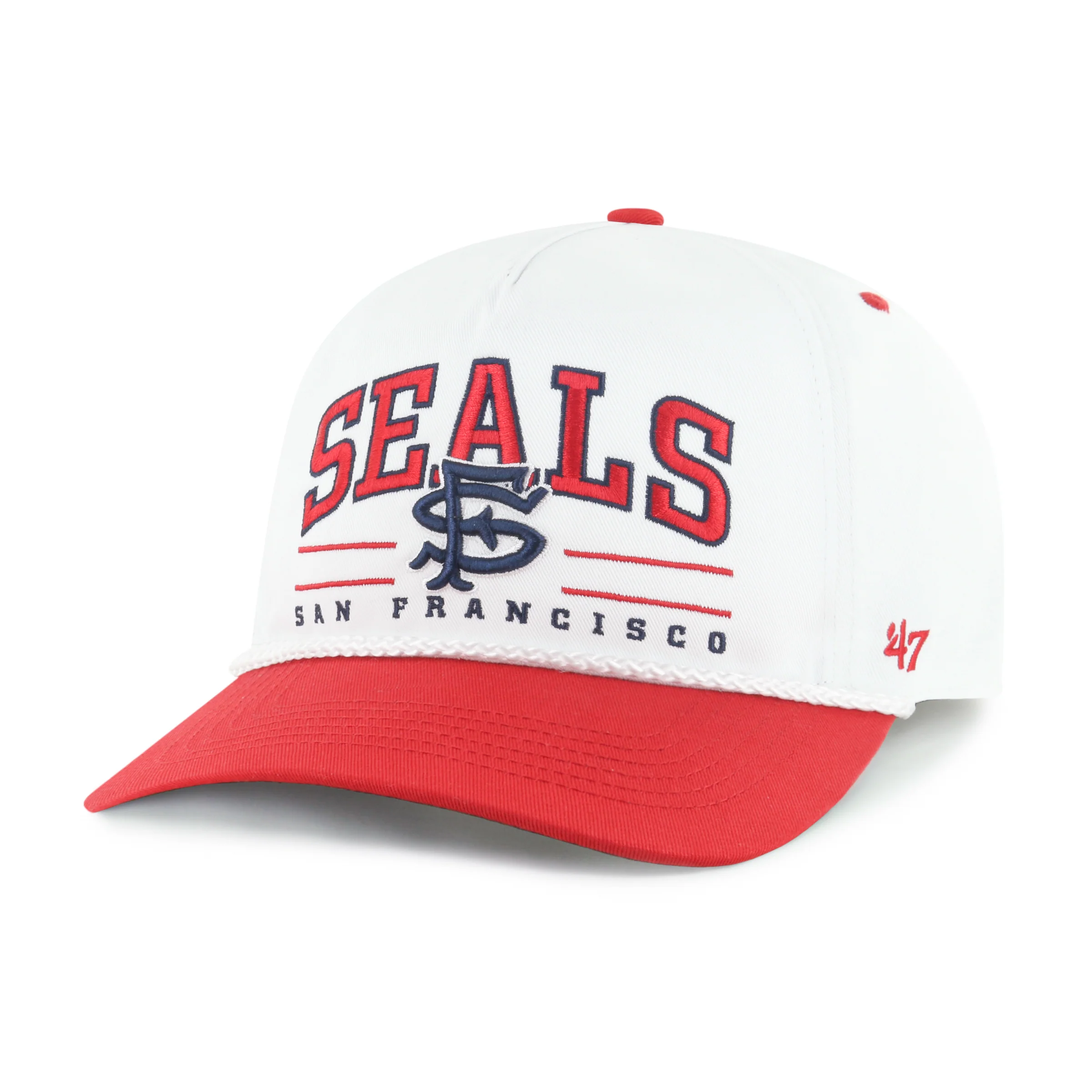 SAN FRANCISCO SEALS THROWBACK ROSCOE ROPE TWO TONE '47 HITCH