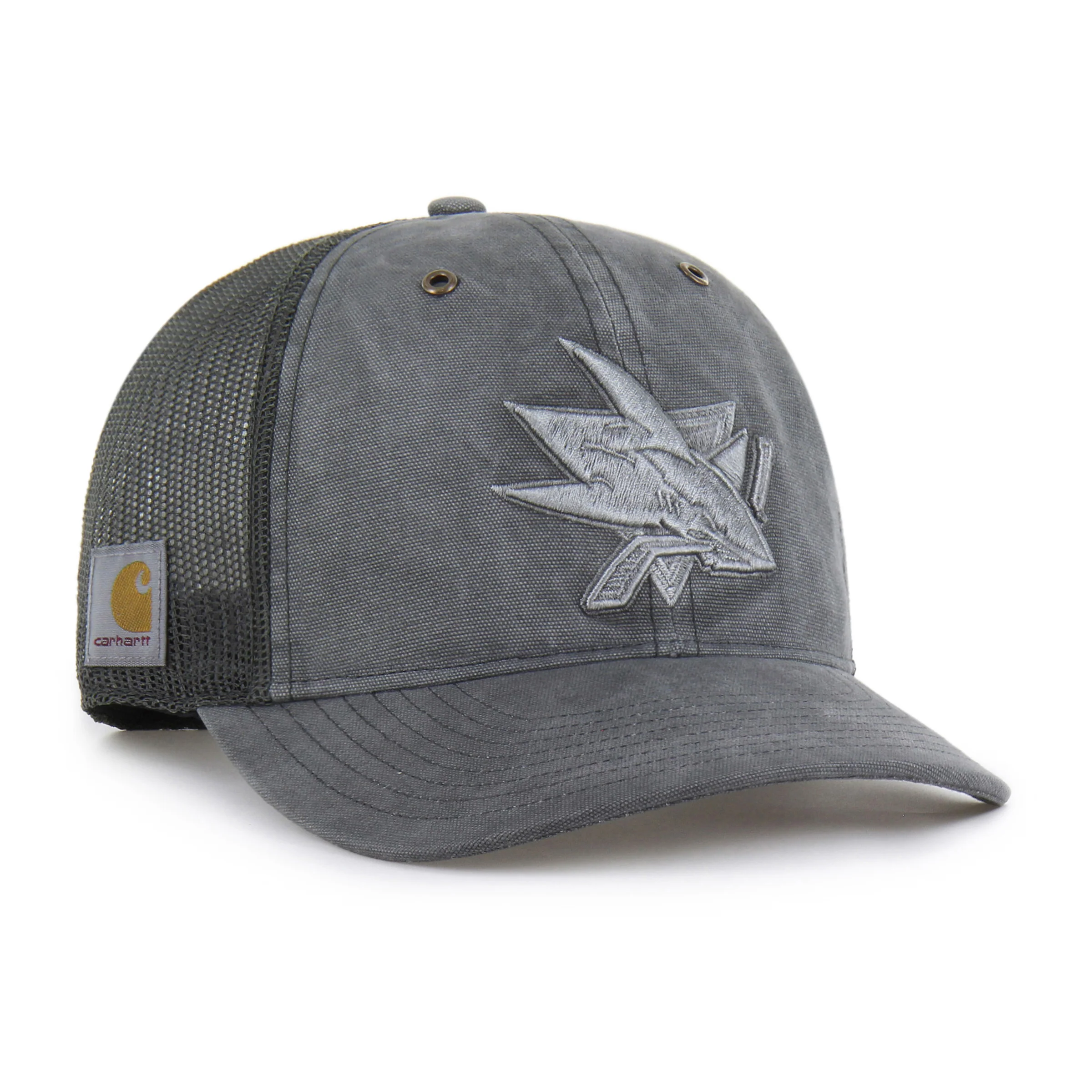 SAN JOSE SHARKS CARHARTT DYED '47 TRUCKER RF RELAXED FIT