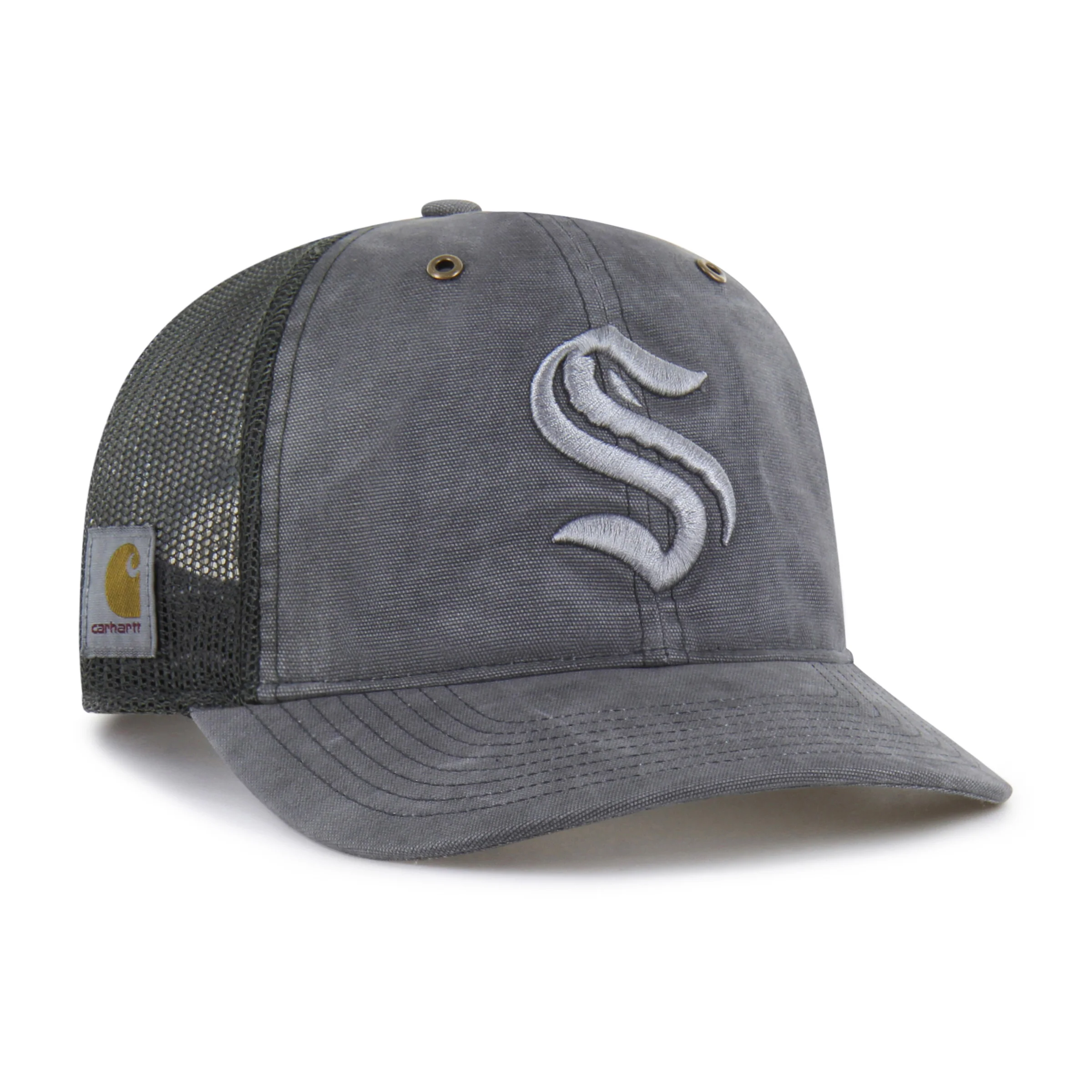 SEATTLE KRAKEN CARHARTT DYED '47 TRUCKER RF RELAXED FIT