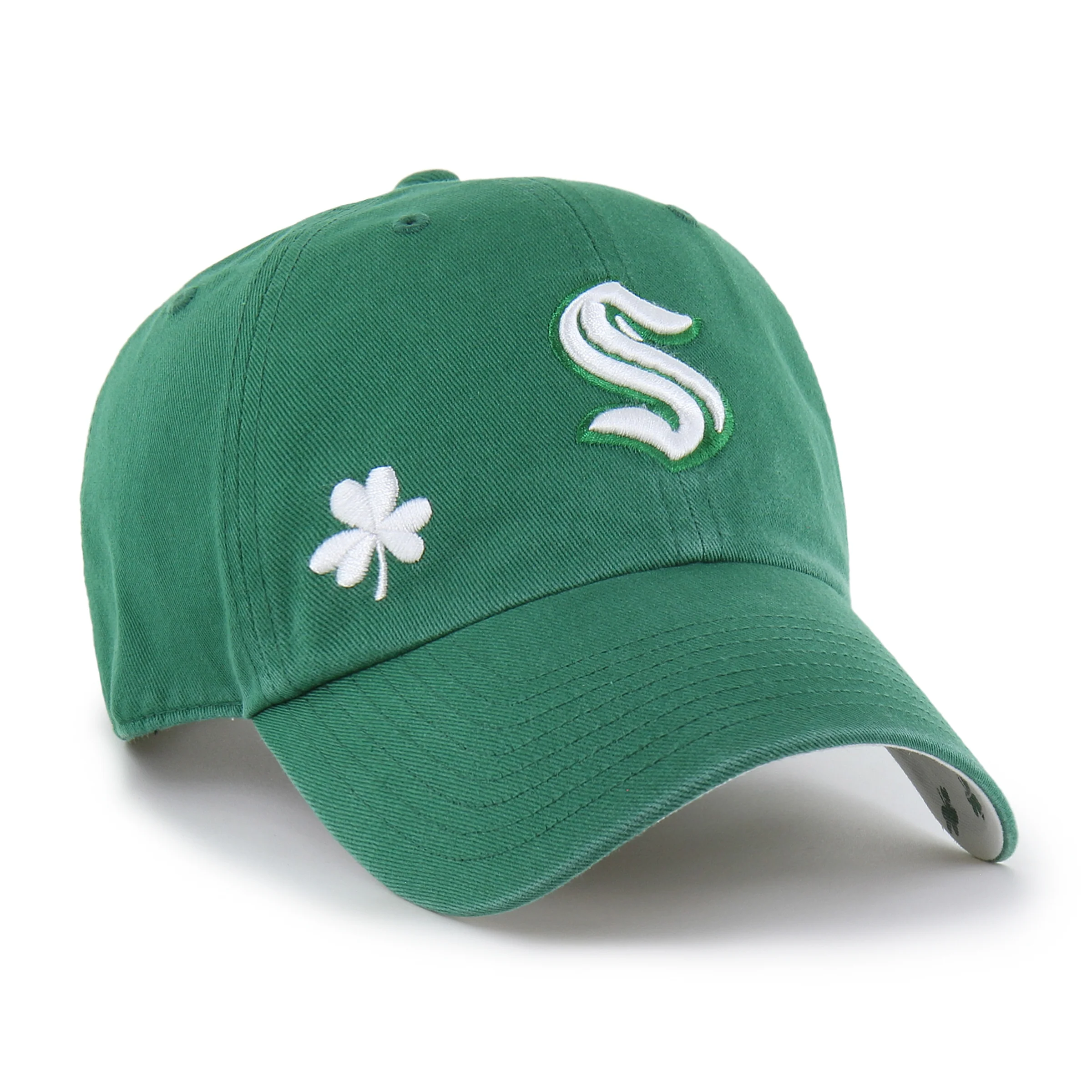 SEATTLE KRAKEN SHAMROCK CONFETTI ICON '47 CLEAN UP