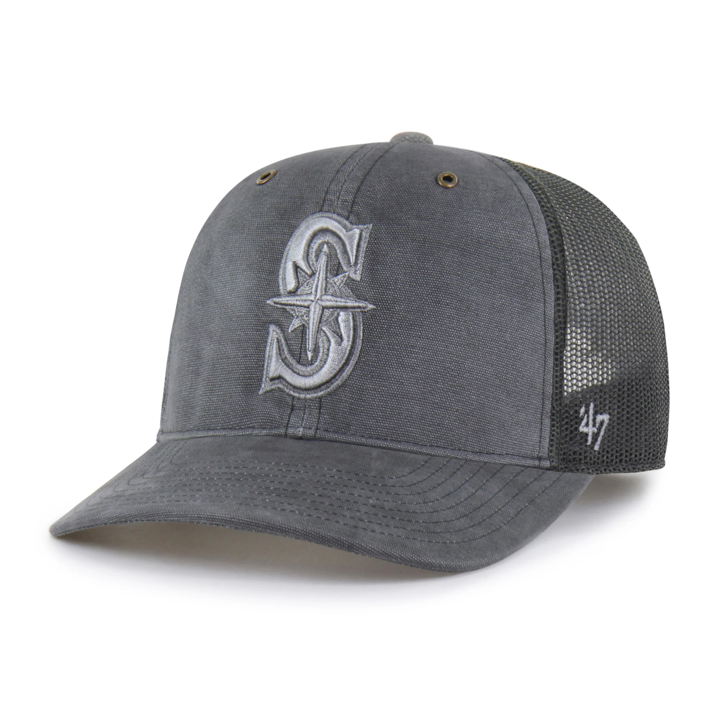 SEATTLE MARINERS CARHARTT DYED '47 TRUCKER RF RELAXED FIT - Image 4