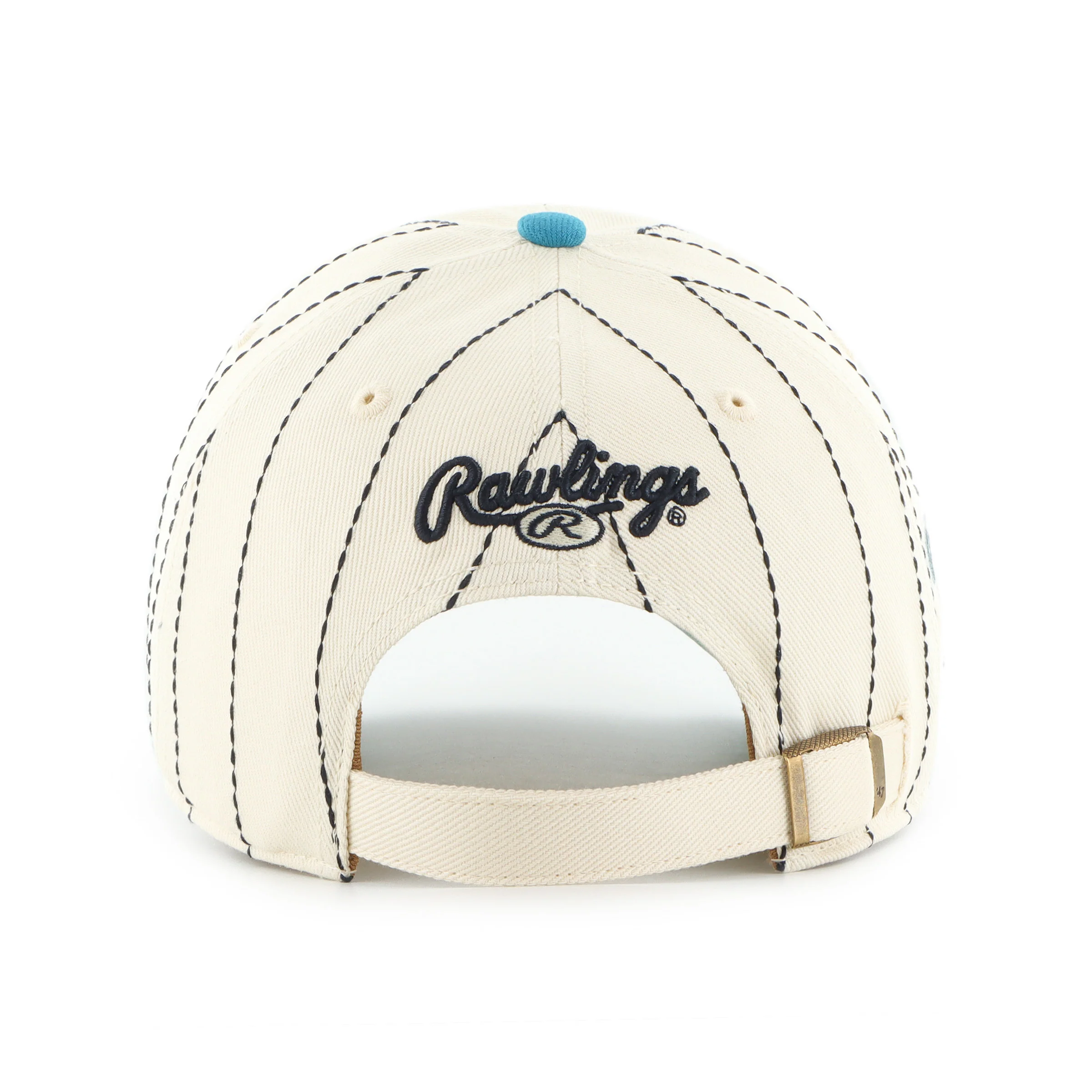 SEATTLE MARINERS COOPERSTOWN RAWLINGS PINSTRIPE '47 CLEAN UP - Image 2