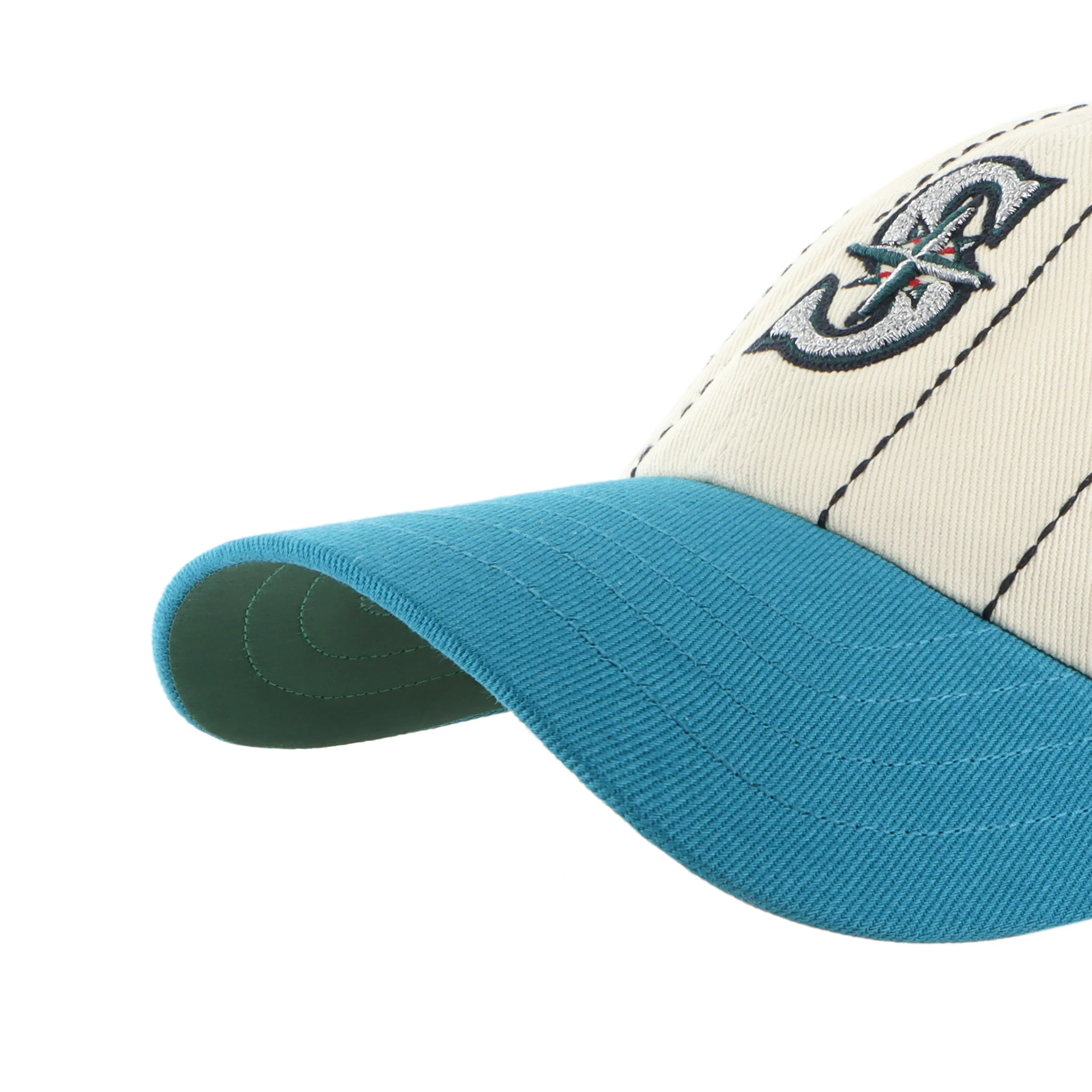 SEATTLE MARINERS COOPERSTOWN RAWLINGS PINSTRIPE '47 CLEAN UP - Image 4