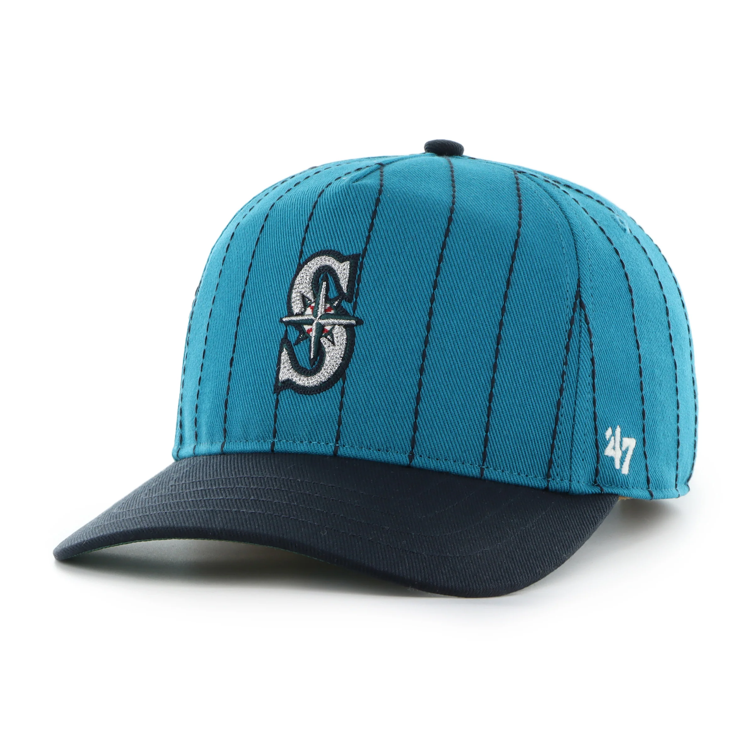 SEATTLE MARINERS COOPERSTOWN RAWLINGS PINSTRIPE '47 HITCH - Image 5