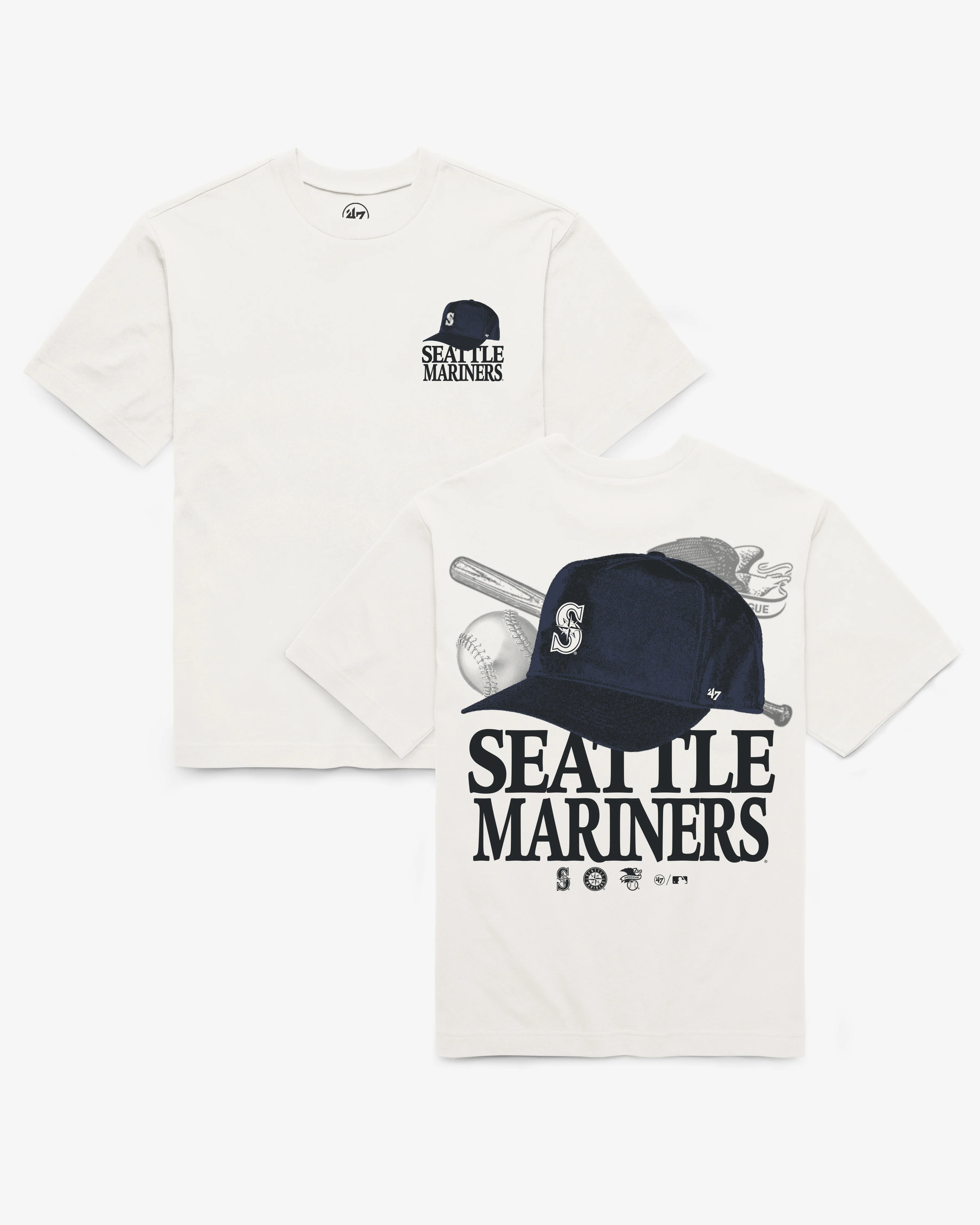 SEATTLE MARINERS IN THE PAPER '47 FOUNDATION TEE