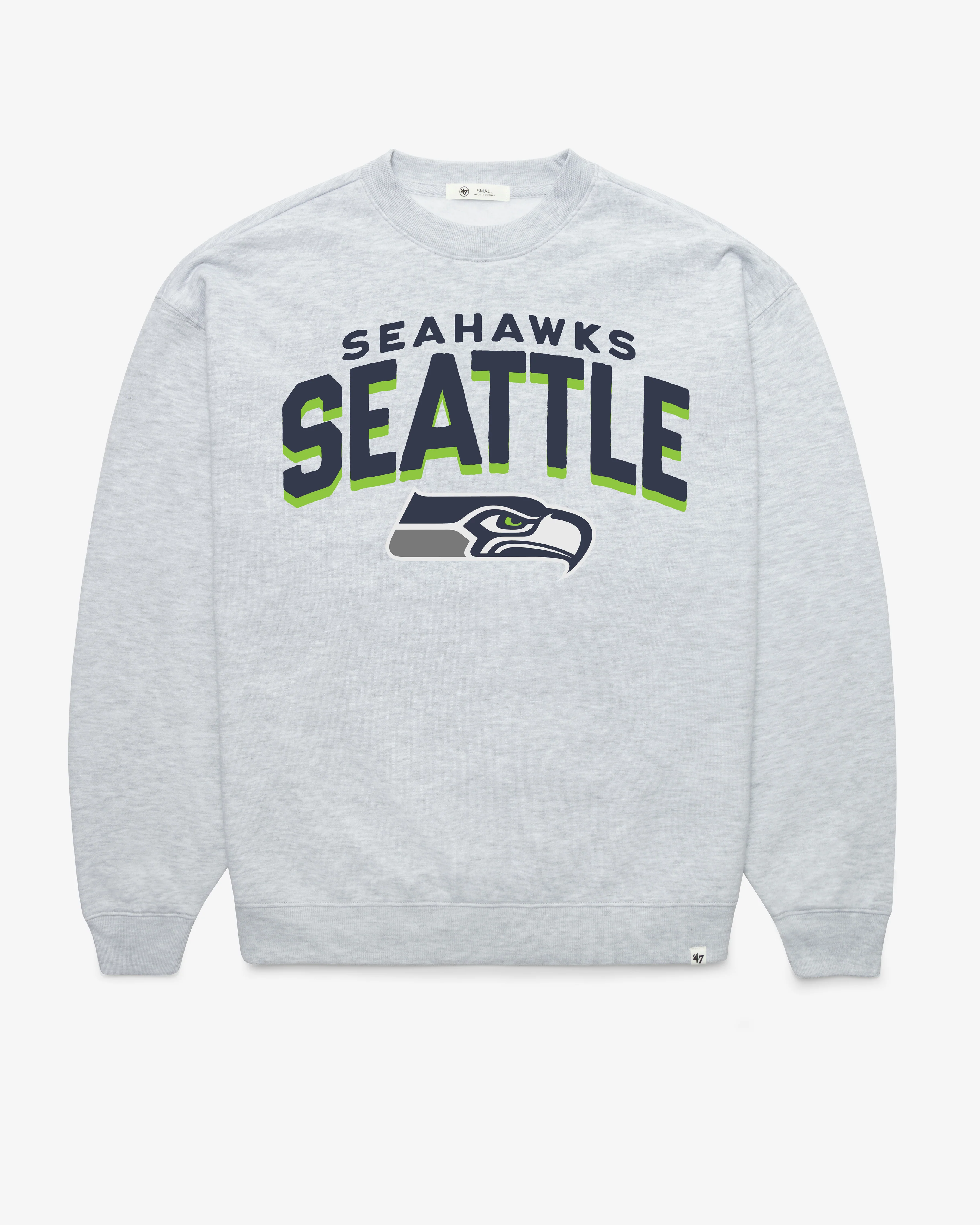 SEATTLE SEAHAWKS CAMPUS ARCH CLOUD '47 OVERSIZED CREW WOMENS