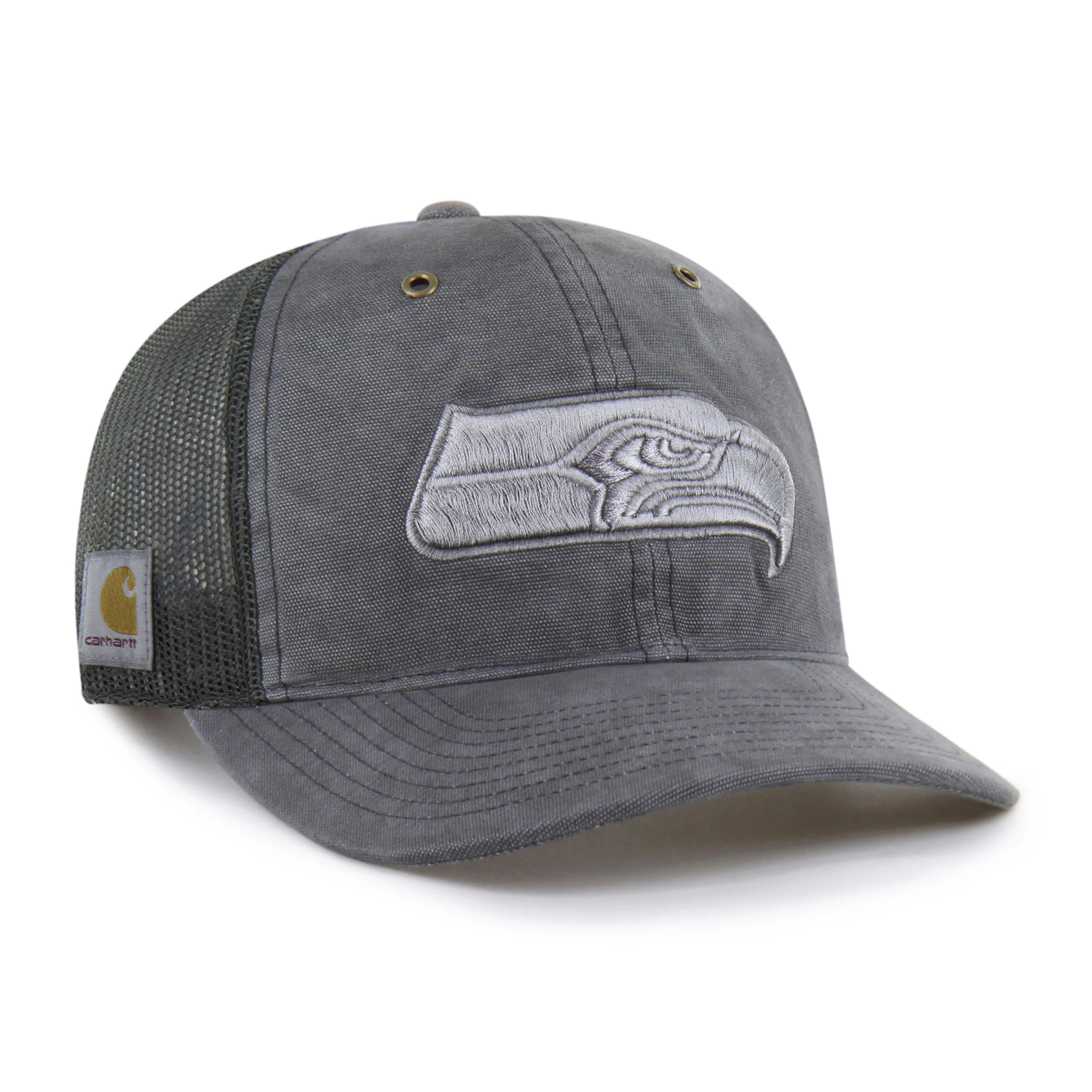 SEATTLE SEAHAWKS CARHARTT DYED '47 TRUCKER RF RELAXED FIT
