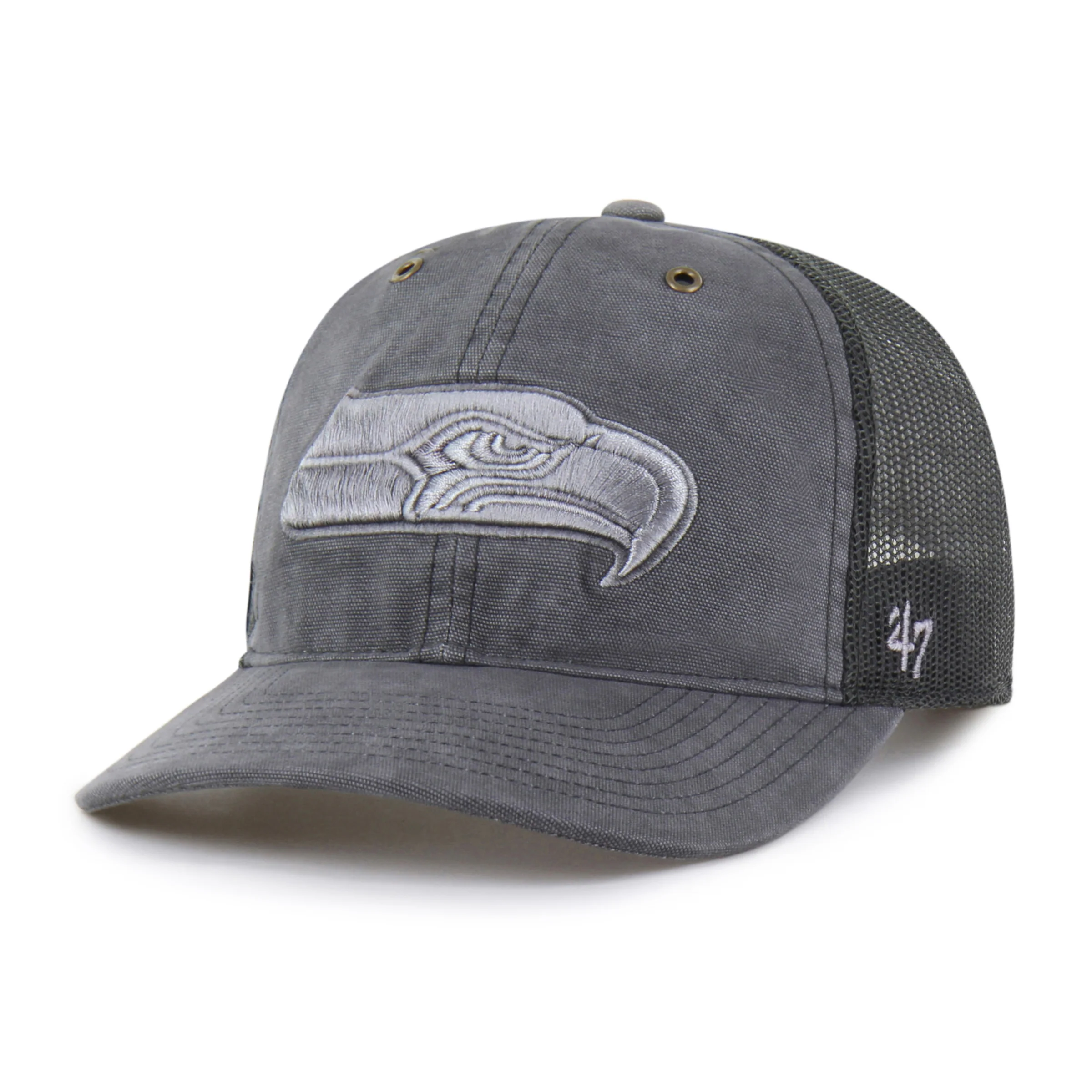 SEATTLE SEAHAWKS CARHARTT DYED '47 TRUCKER RF RELAXED FIT - Image 4