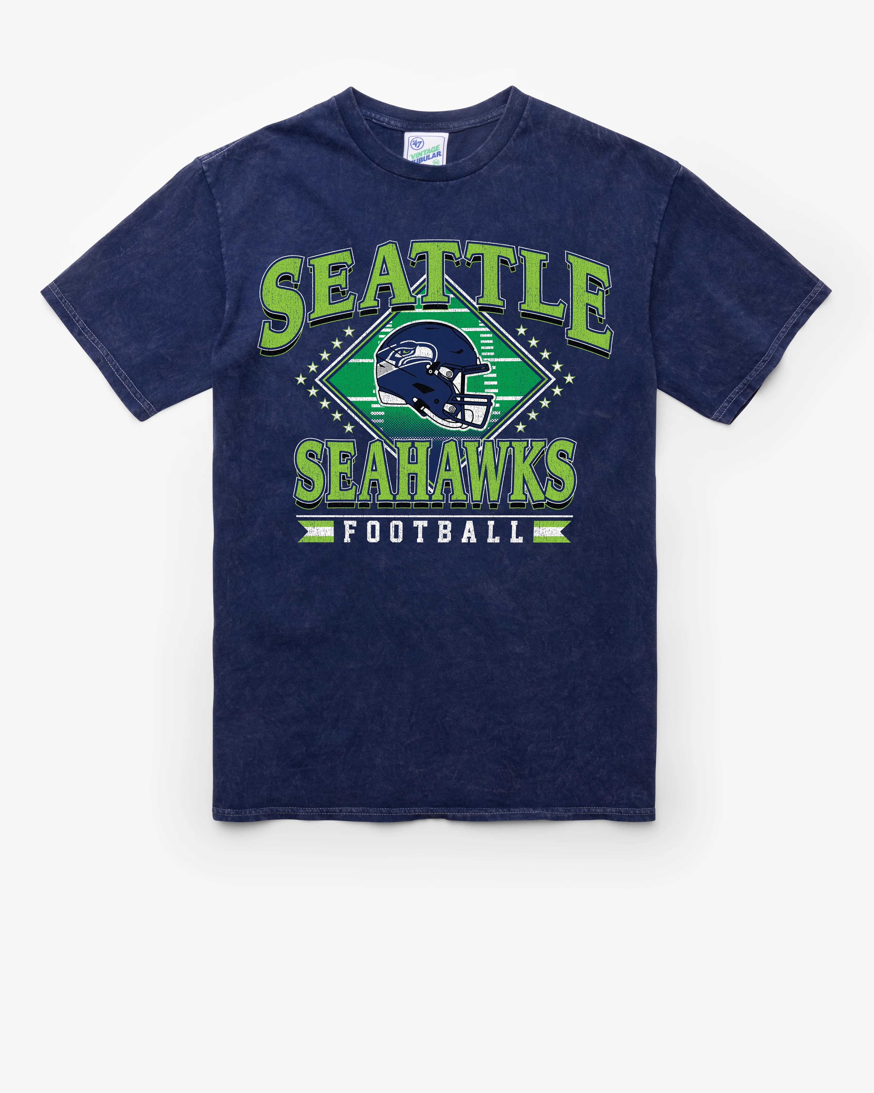 SEATTLE SEAHAWKS FIELD PASS VINTAGE '47 TUBULAR TEE