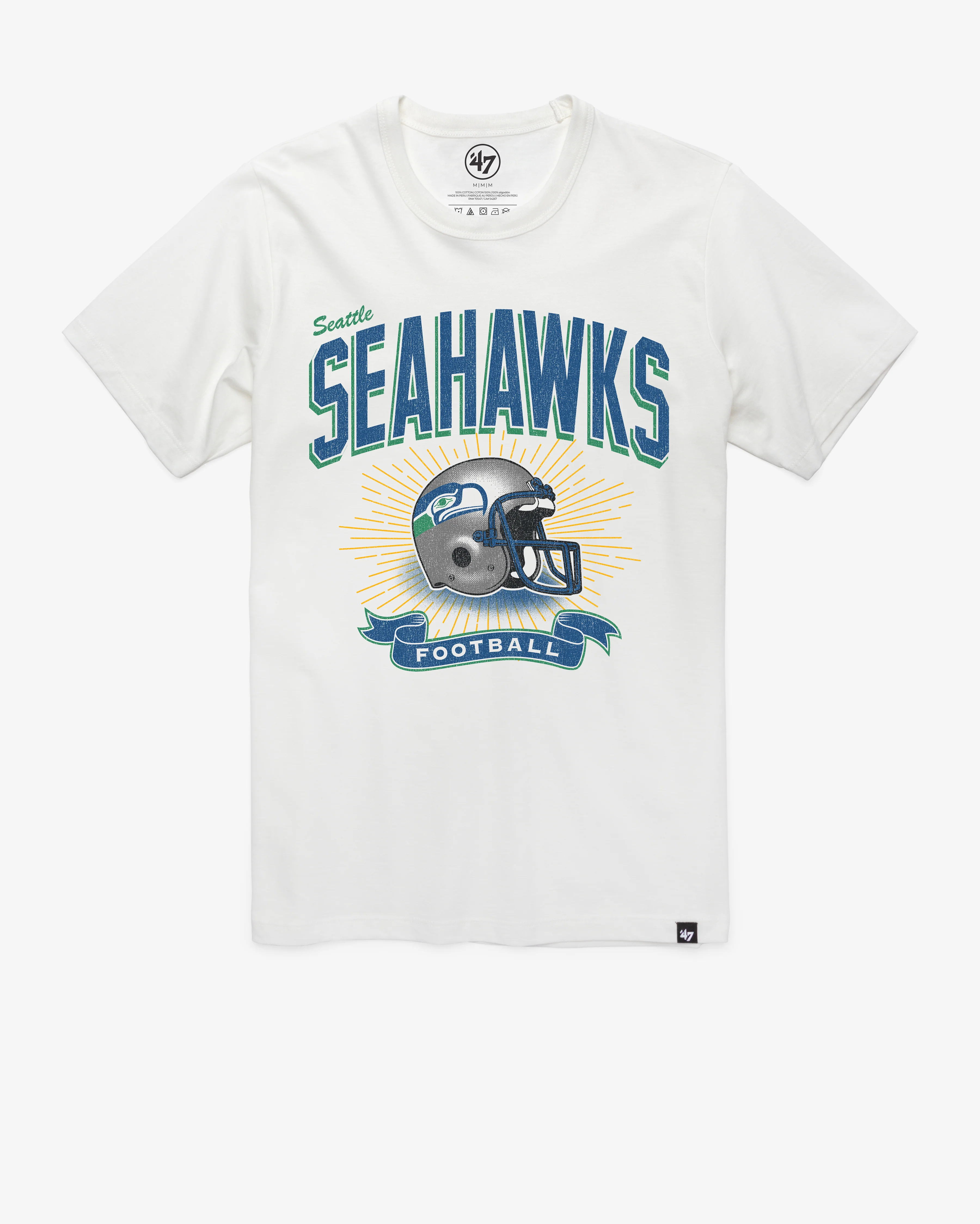 SEATTLE SEAHAWKS HISTORIC PRIME PLAY '47 FRANKLIN TEE