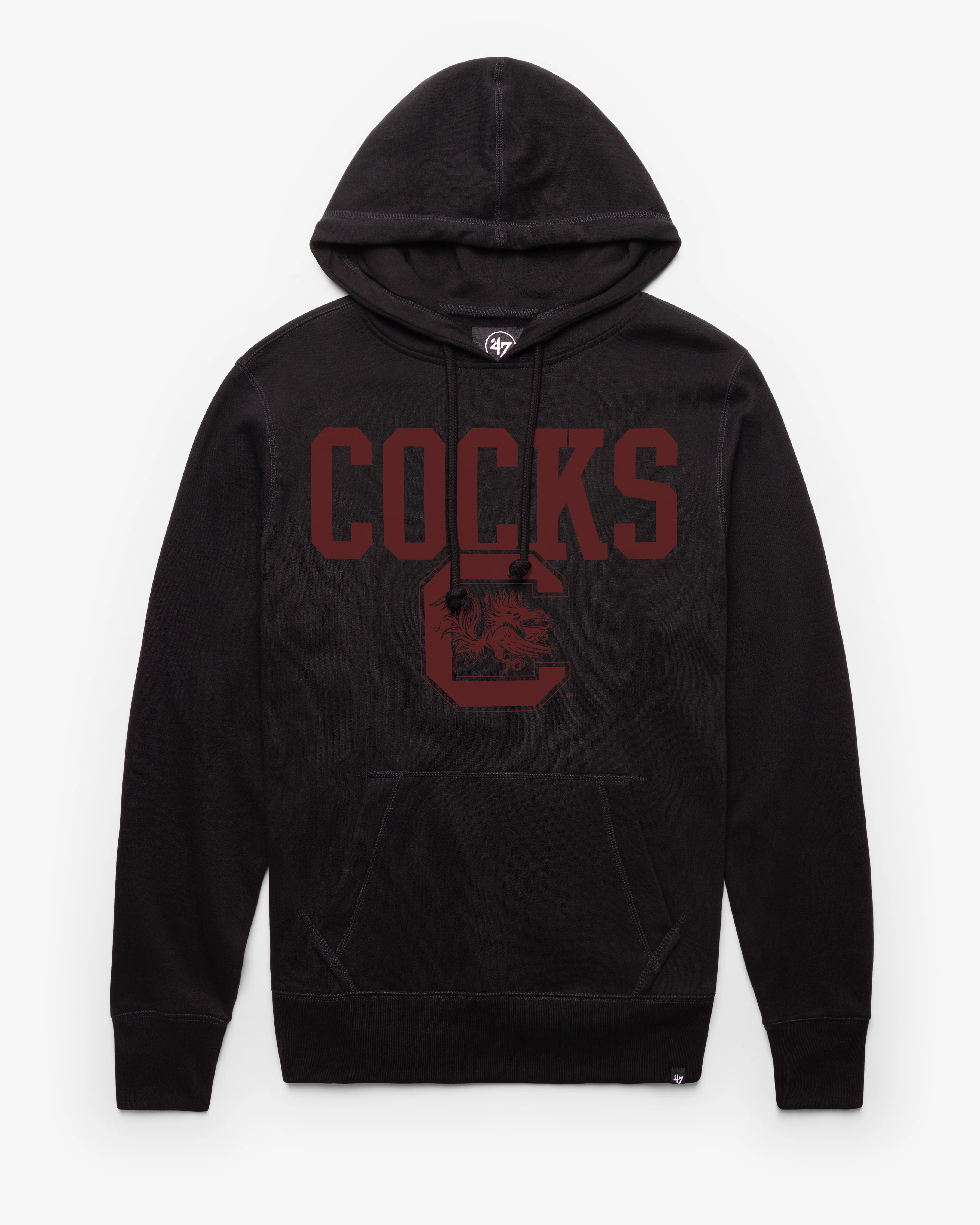 SOUTH CAROLINA GAMECOCKS STRAIGHT BLOCK '47 HEADLINE HOOD