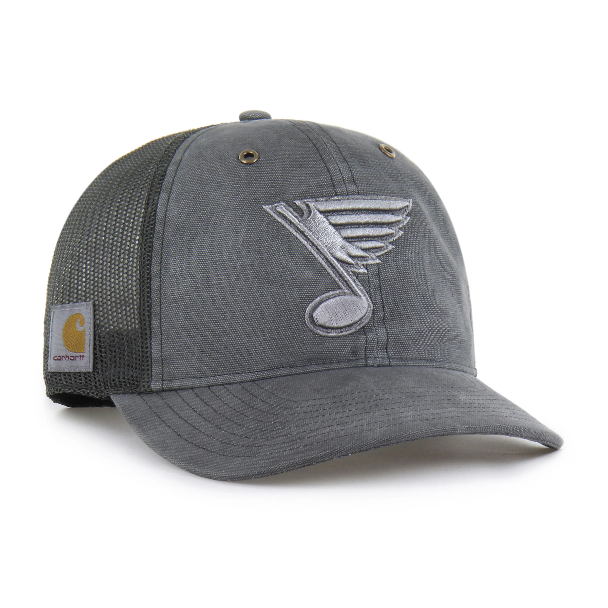 ST LOUIS BLUES CARHARTT DYED '47 TRUCKER RF RELAXED FIT